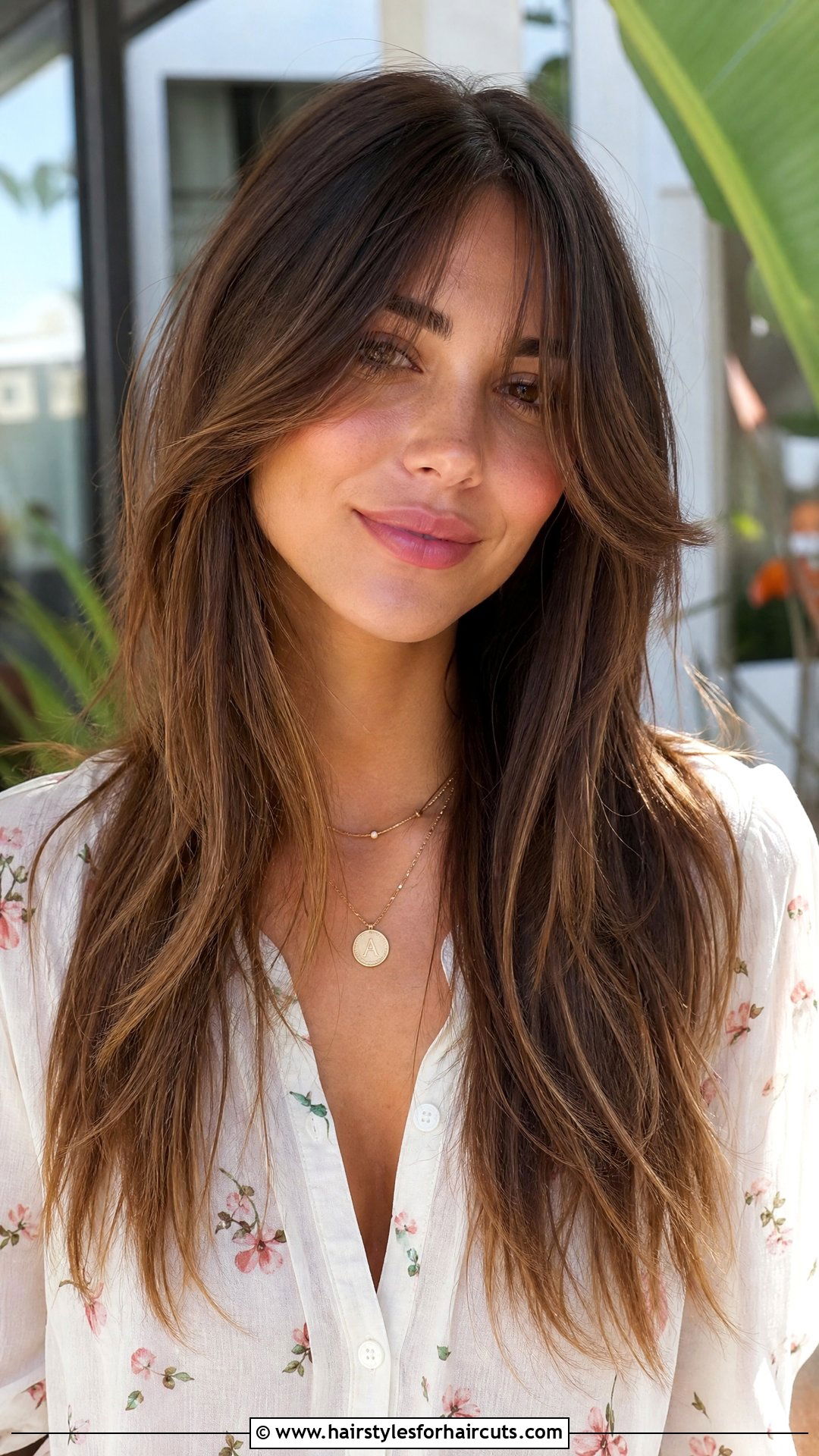 Long Layered Fringe Haircut - 25 frindge haircuts - 25 frindge haircuts