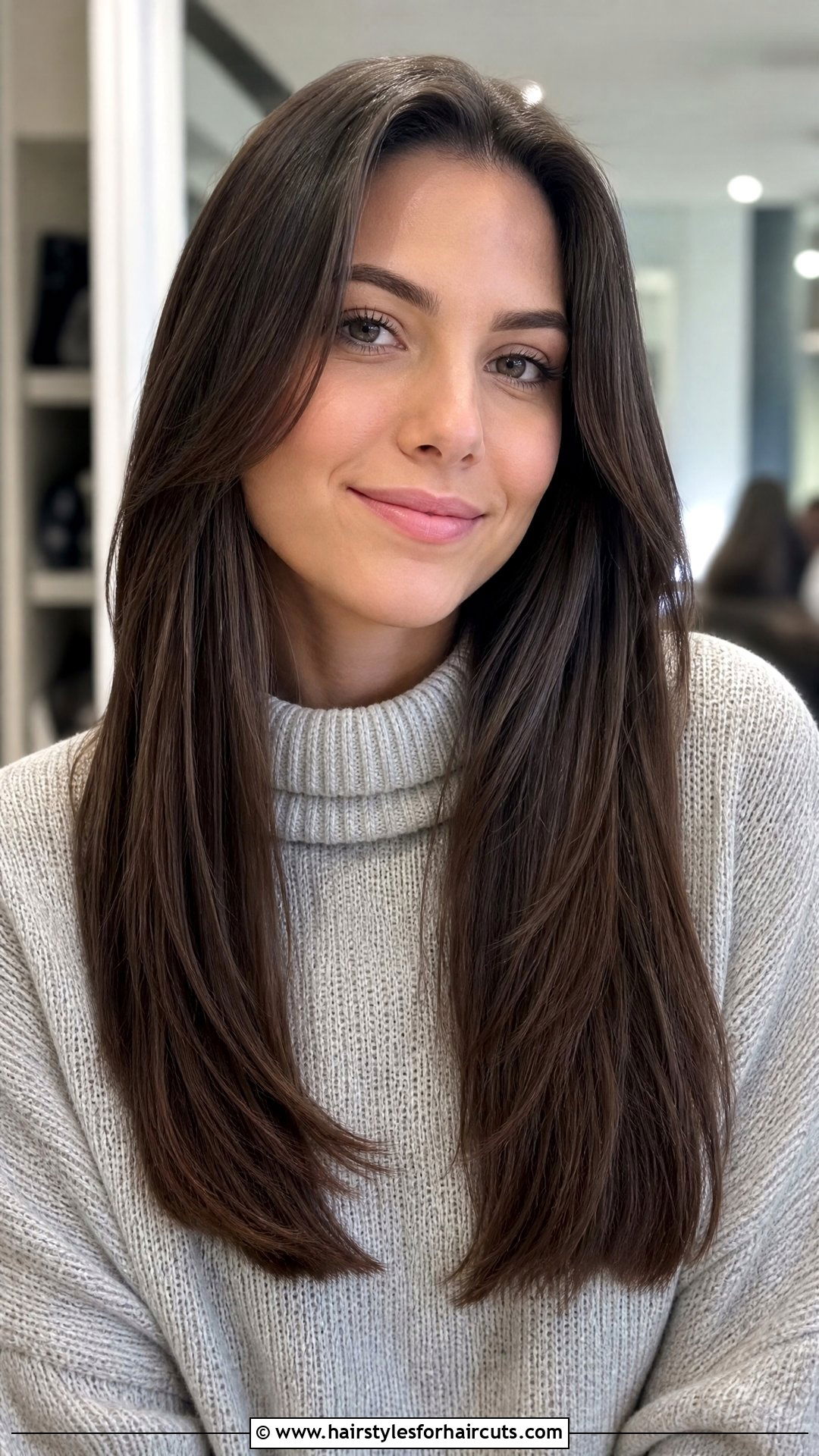 Long Layered Haircut - 25 hairstyles for thin hair over 40 - 25 hairstyles for thin hair over 40