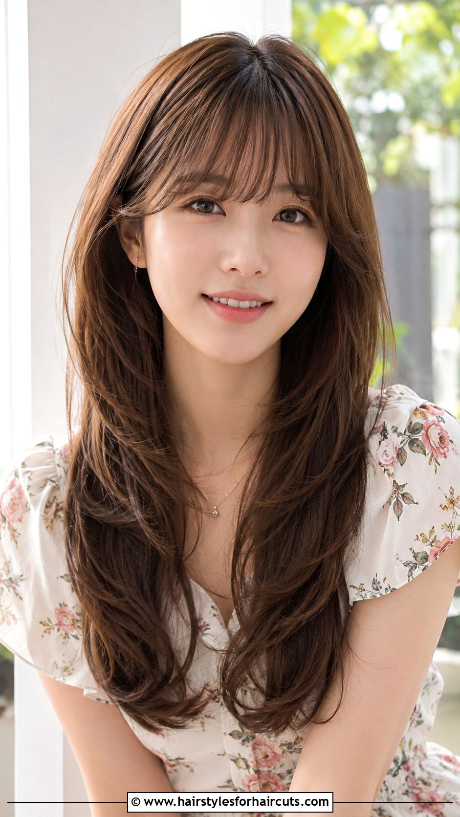 Long Layered Haircut With Bangs - 25 hairstyles in layers - 25 hairstyles in layers