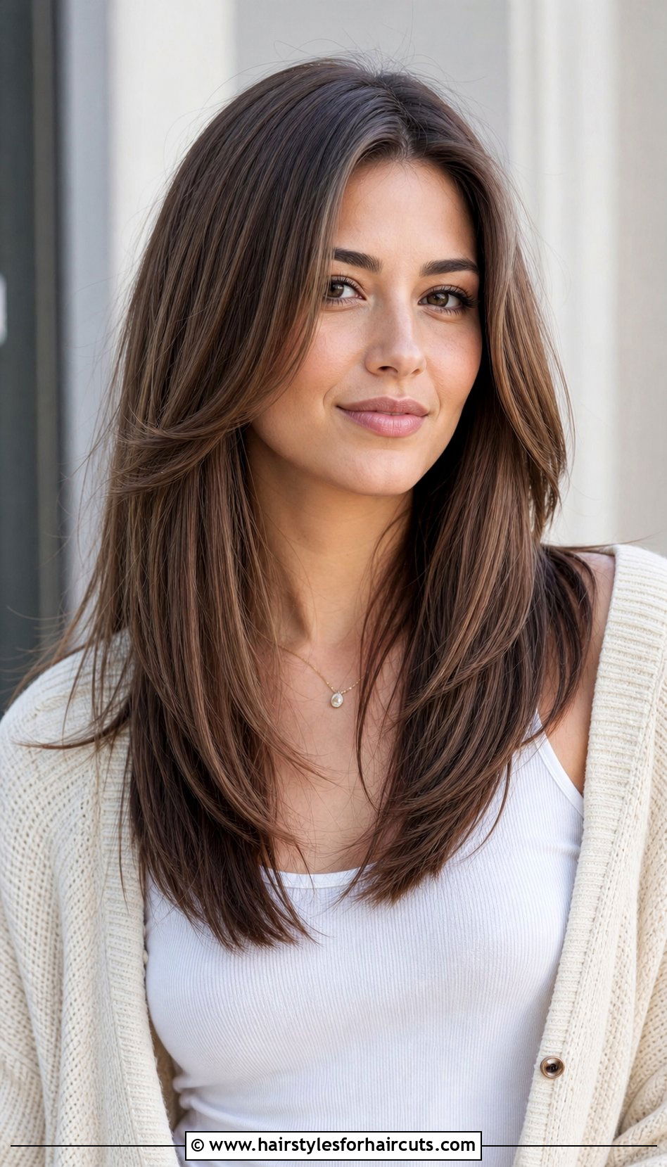 Long Layered Haircut With Face Framing - 25 layered haircuts for oval face straight hair - 25 layered haircuts for oval face straight hair
