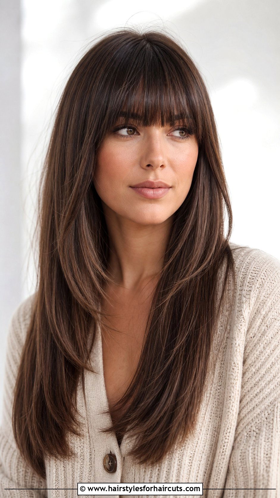 Long Layered Haircut With Fringe - 25 layered haircuts for oval face straight hair - 25 layered haircuts for oval face straight hair