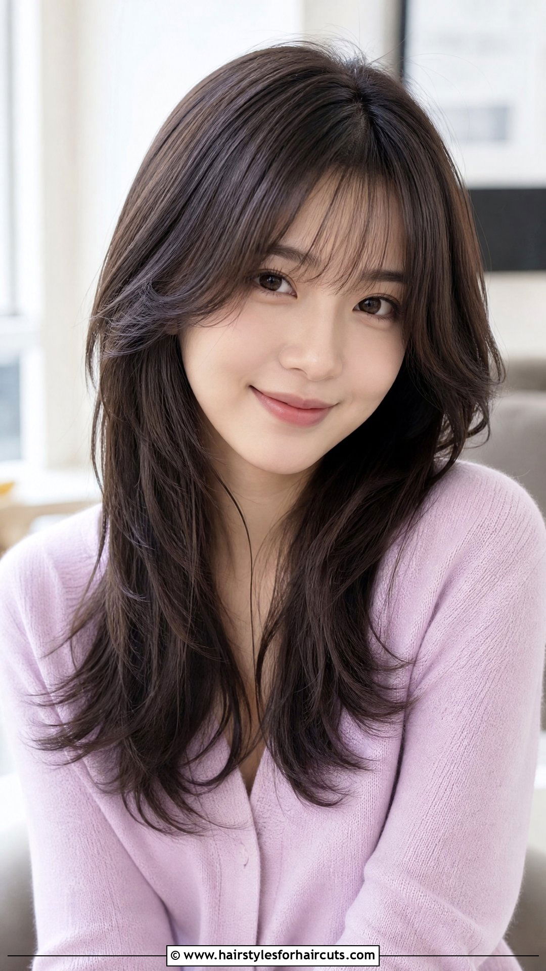 Long Layered Haircut With Wispy Bangs - 25 haircuts styles for long hair with layers - 25 haircuts styles for long hair with layers