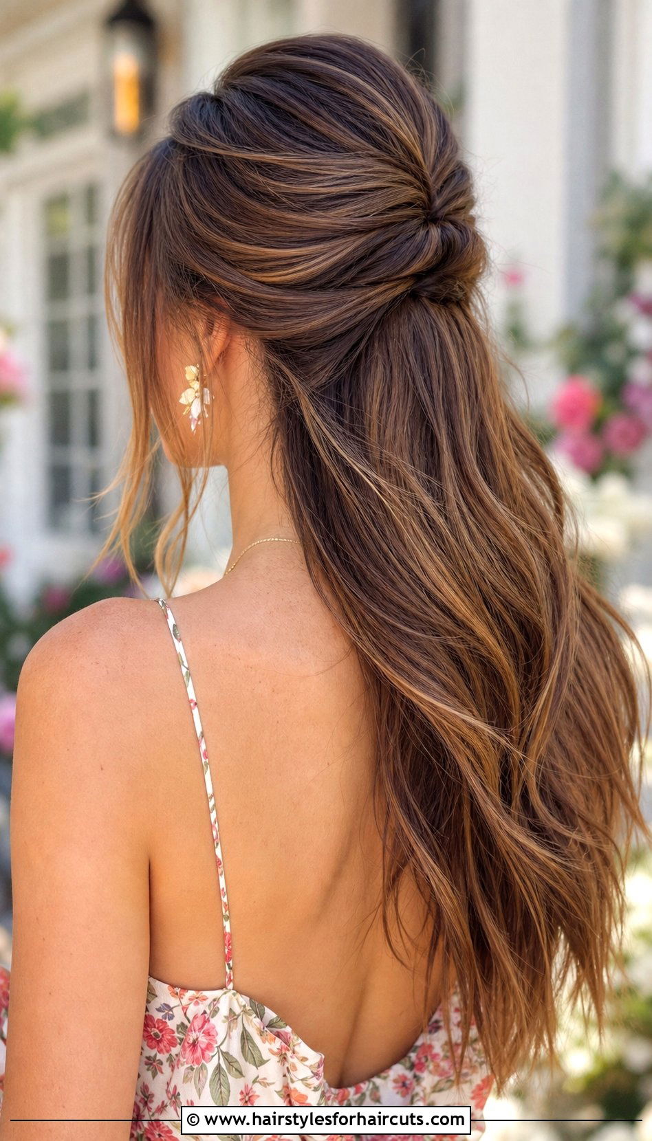 Long Layered Half Up Half Down Hair - 25 long layered hairstyles for fine hair - 25 long layered hairstyles for fine hair