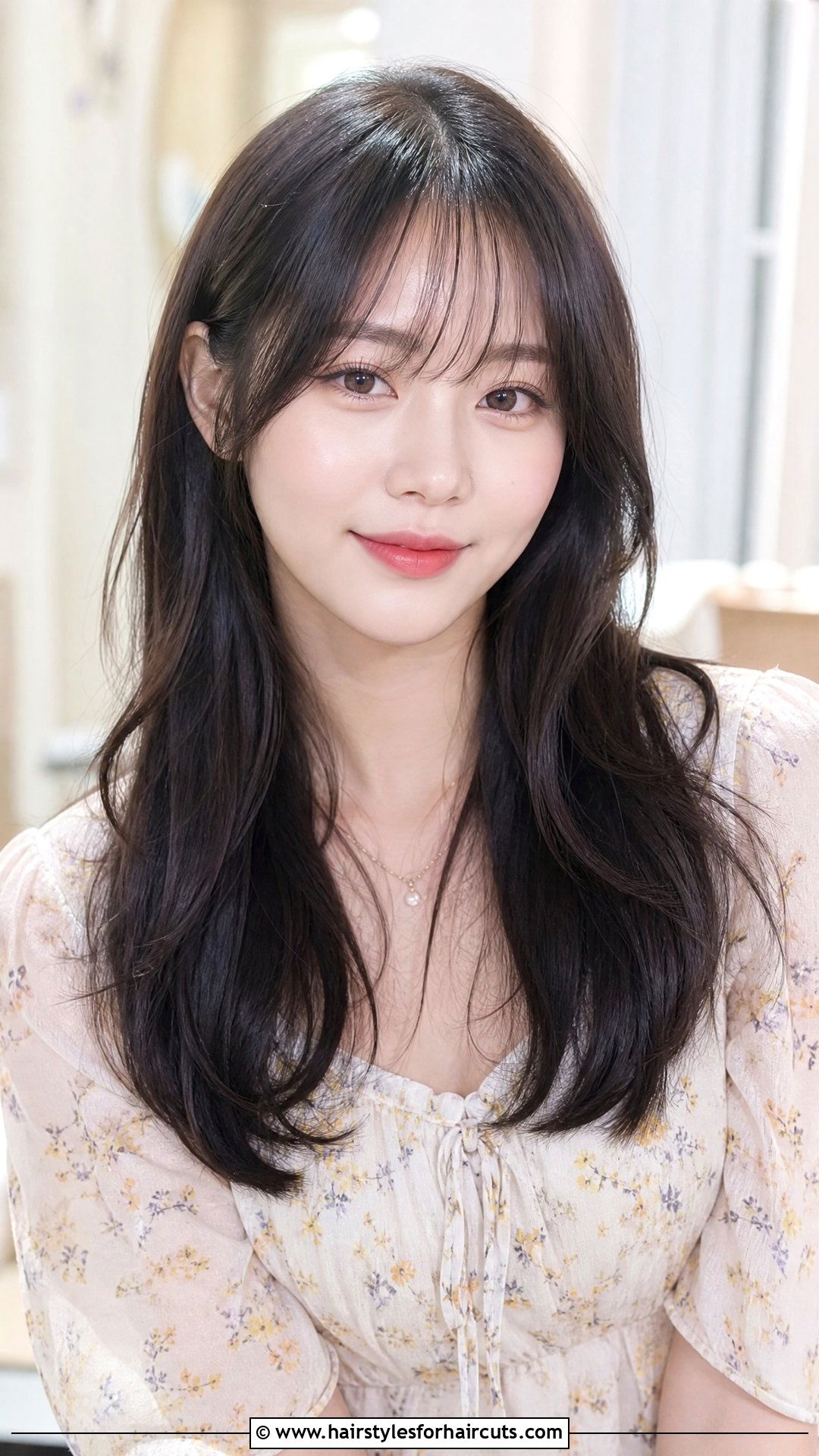 Long Layered Korean Hair With See Through Bangs - 25 long hair korean layered haircuts - 25 long hair korean layered haircuts