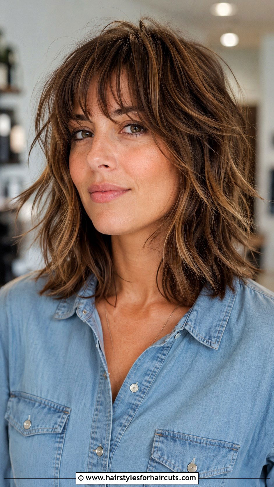 Long Layered Shag - 25 fine hair hairstyles for over 60 - 25 fine hair hairstyles for over 60
