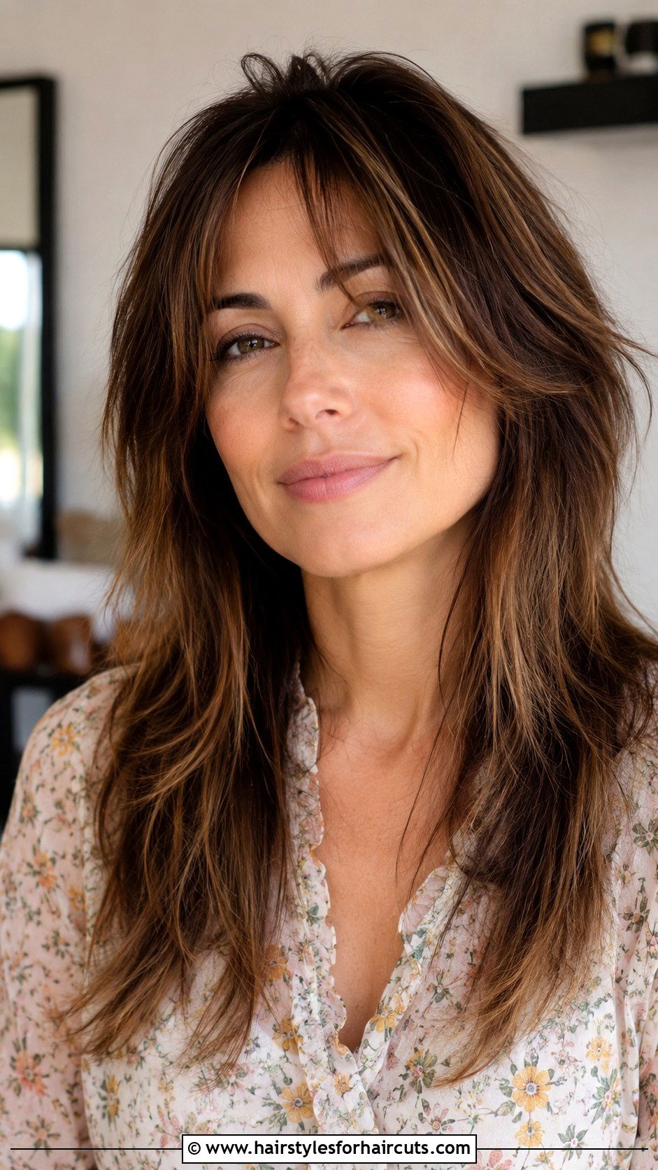 Long Layered Shag With Face Framing - 25 shaggy layered haircuts for long hair - 25 shaggy layered haircuts for long hair