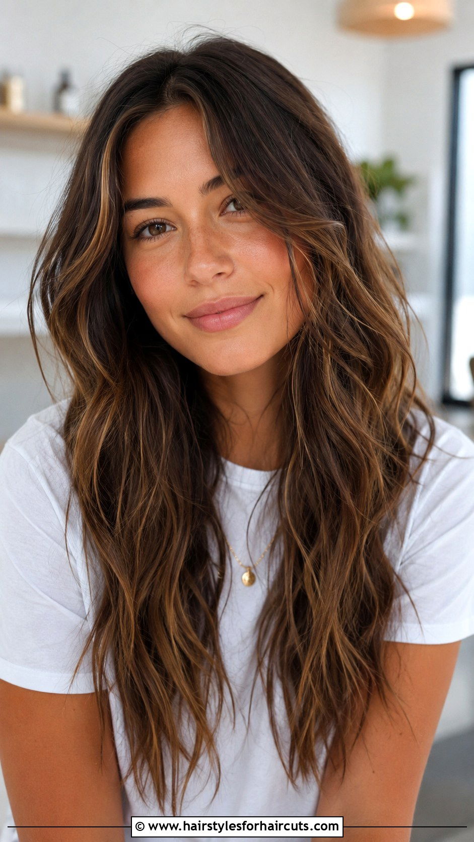 Long Layered Waves - 25 clip in hair extensions hairstyles - 25 clip in hair extensions hairstyles