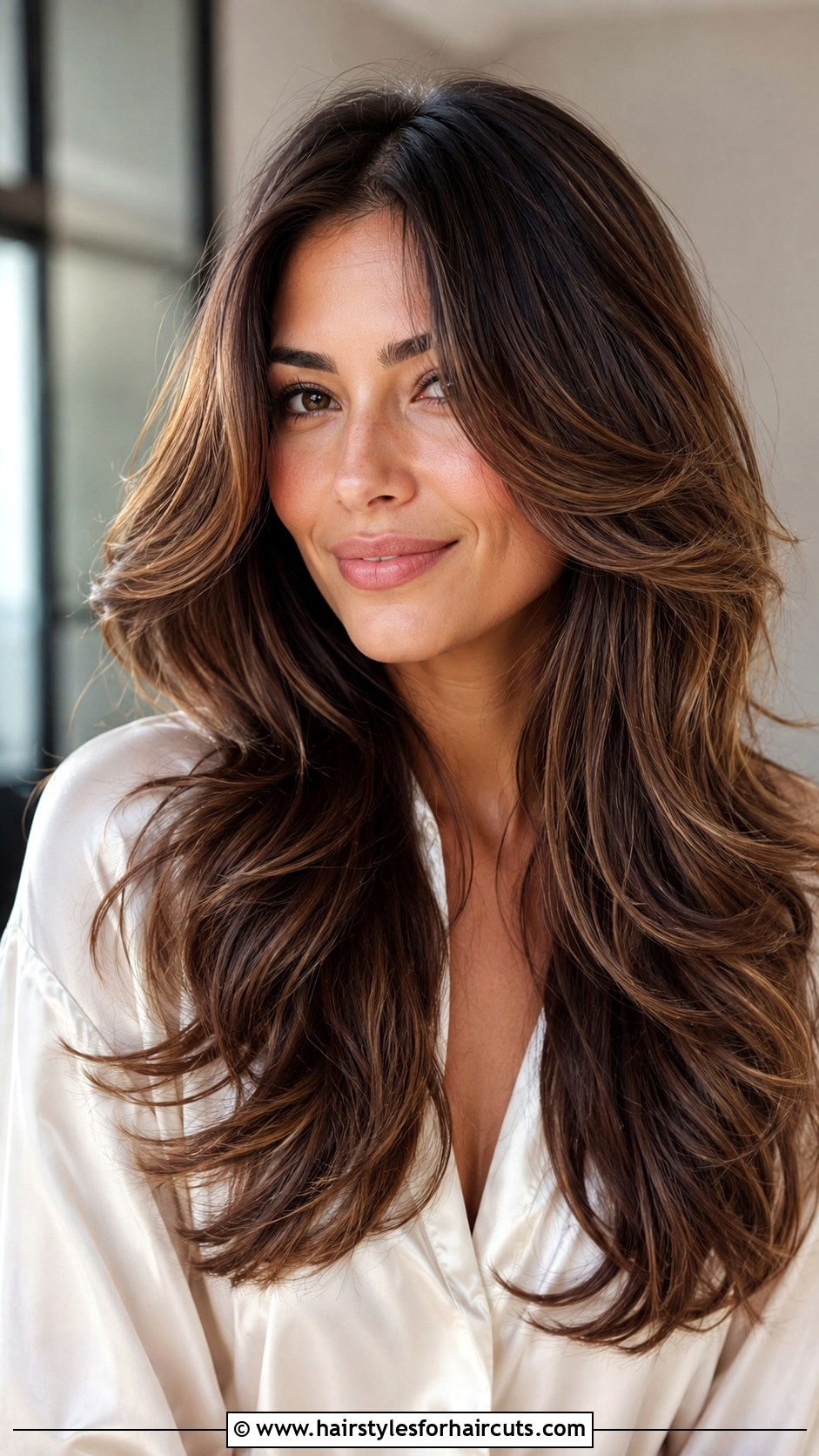 Long Layered Waves - 25 cute hairstyles for wavy hair - 25 cute hairstyles for wavy hair