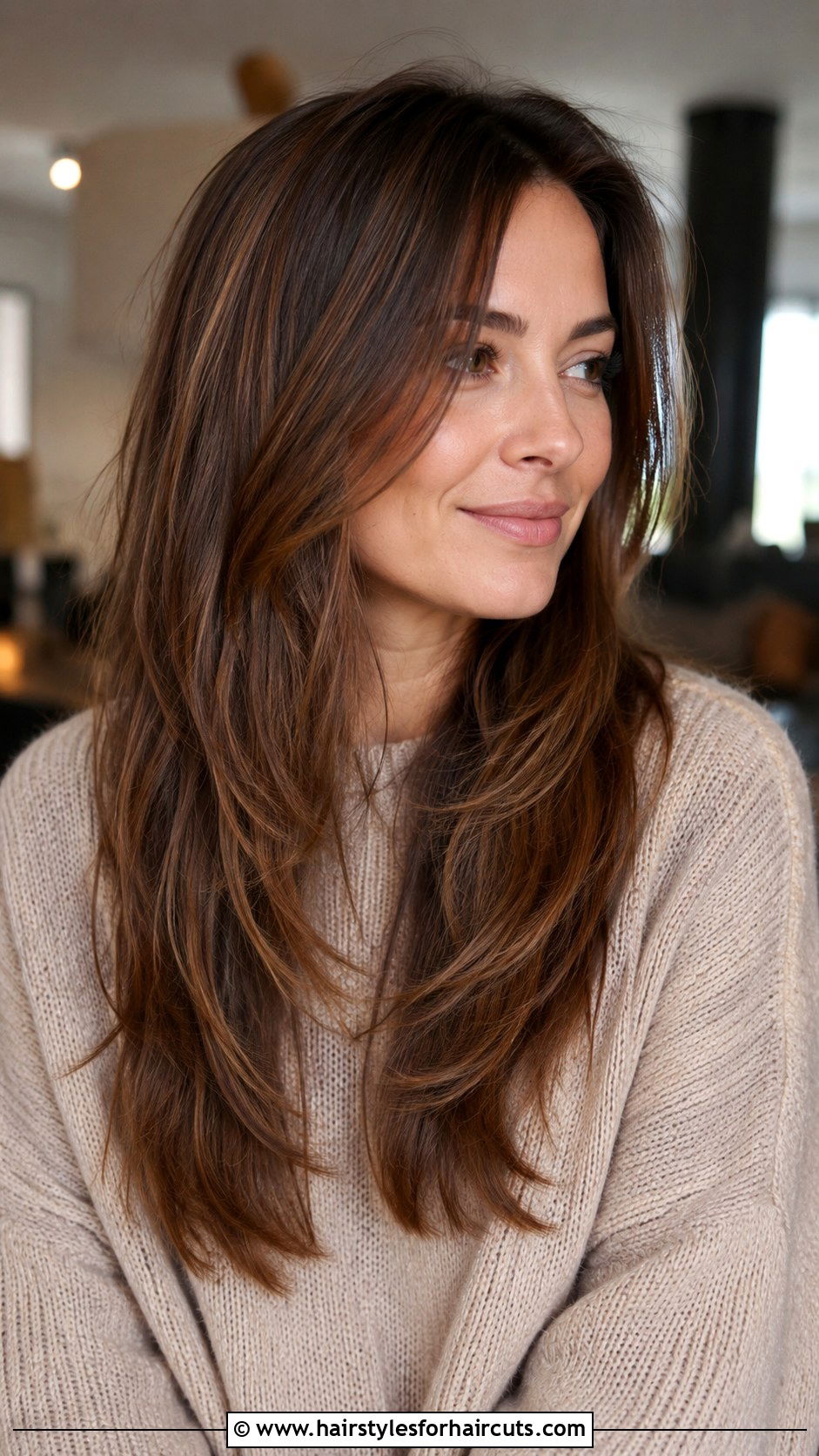 Long Layers - 25 haircuts for big head - 25 haircuts for big head