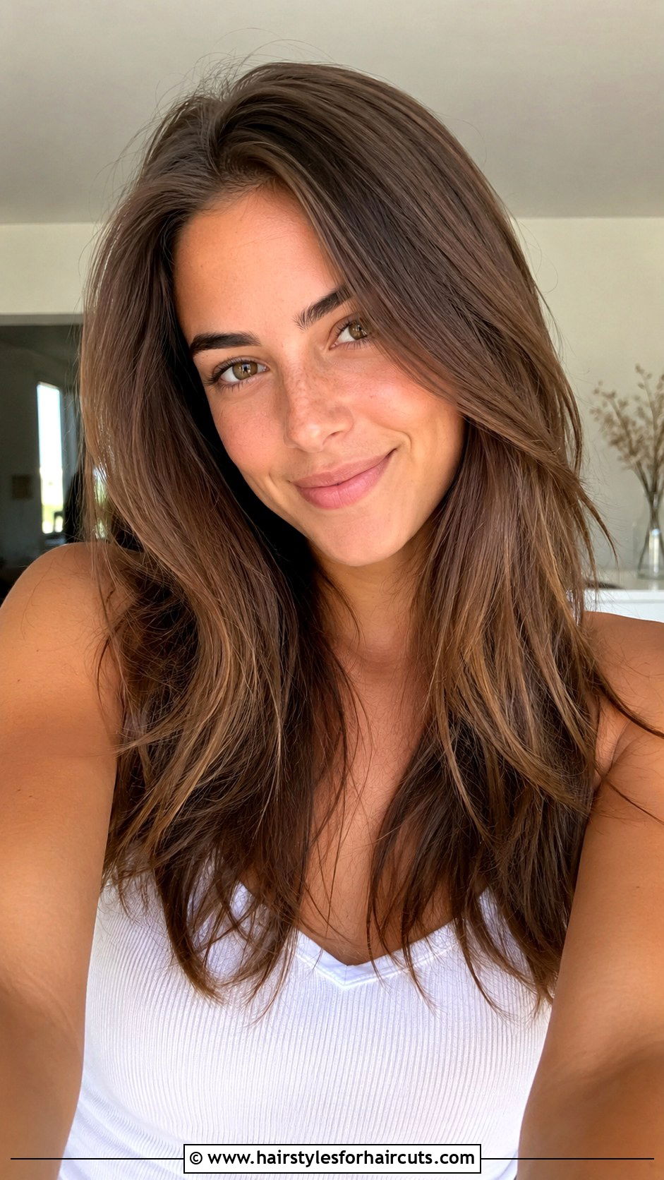 Long Layers Brown Hair - 25 brown hair haircuts - 25 brown hair haircuts