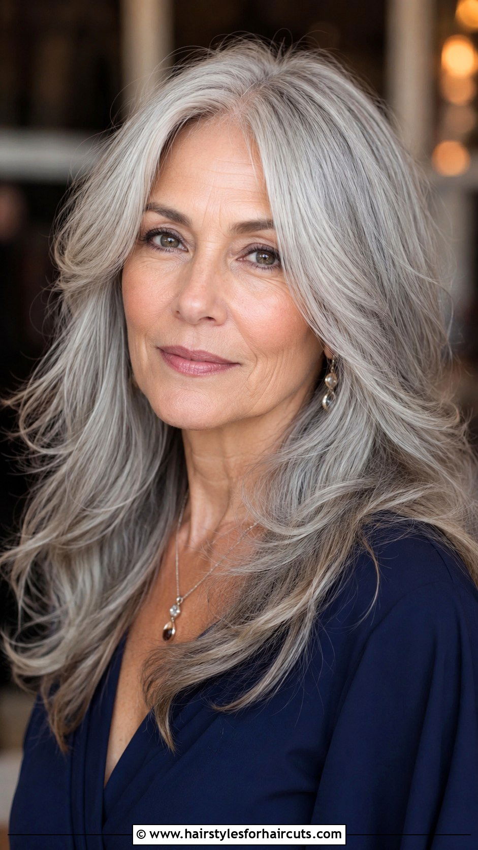 Long Layers For Grey Hair - 25 best haircuts for grey hair - 25 best haircuts for grey hair