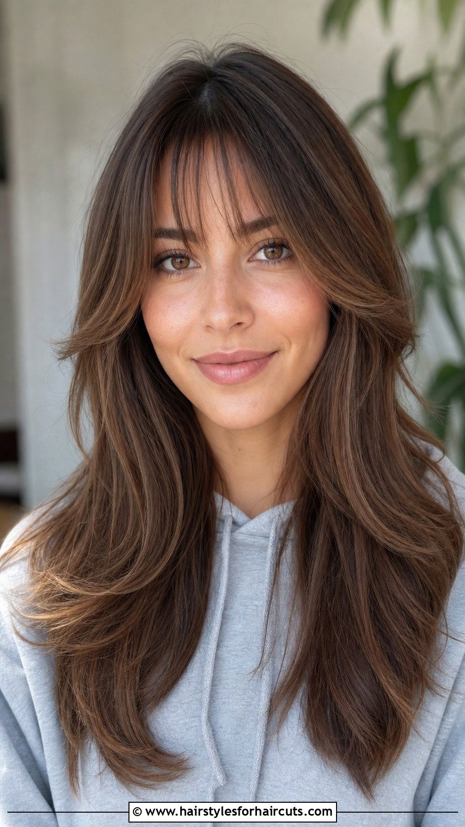 Long Layers With Face Framing Bangs - 25 haircuts for women long hair layers - 25 haircuts for women long hair layers