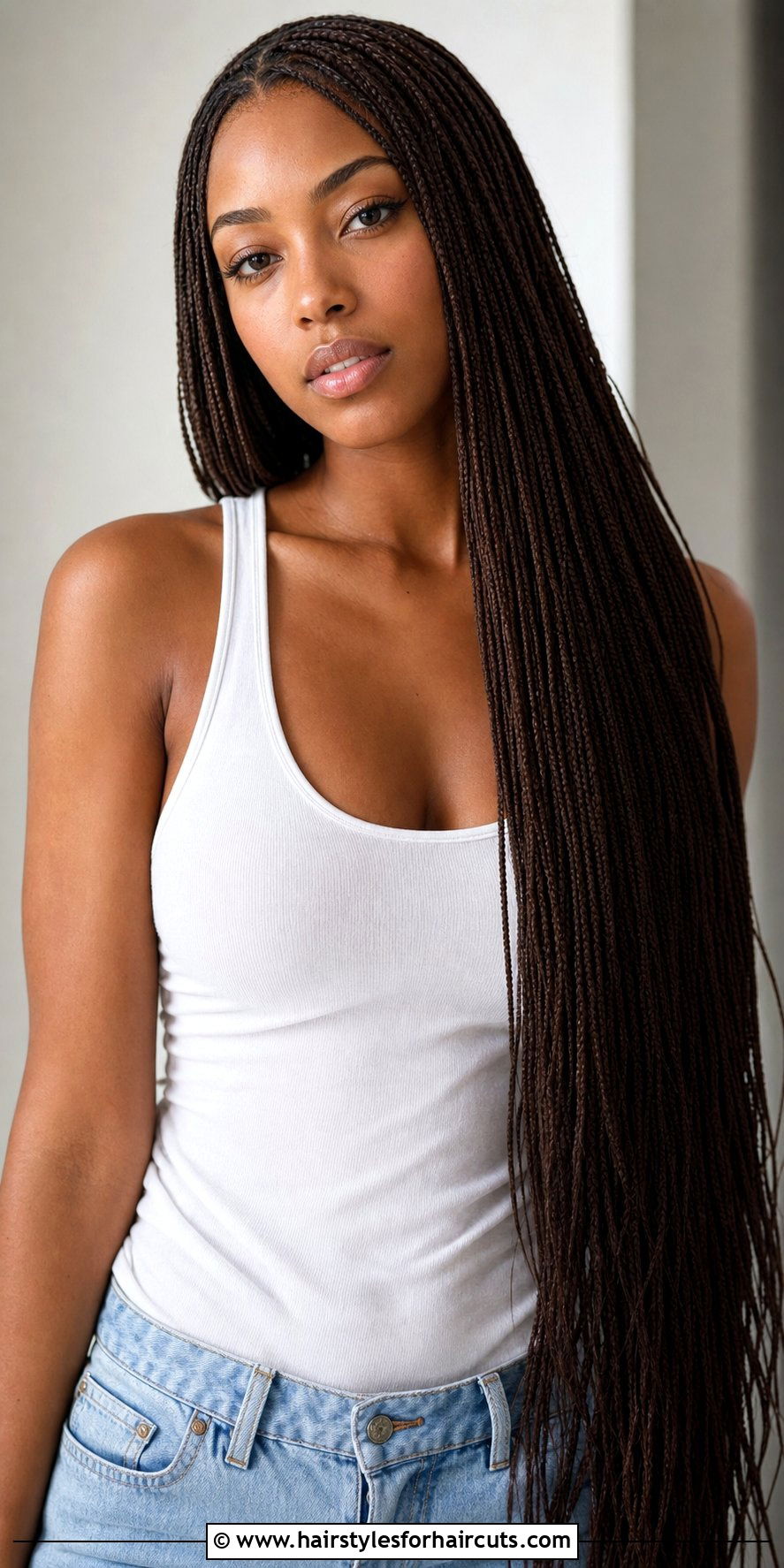 Long Micro Braids - 25 human hair micro braids hairstyles - 25 human hair micro braids hairstyles