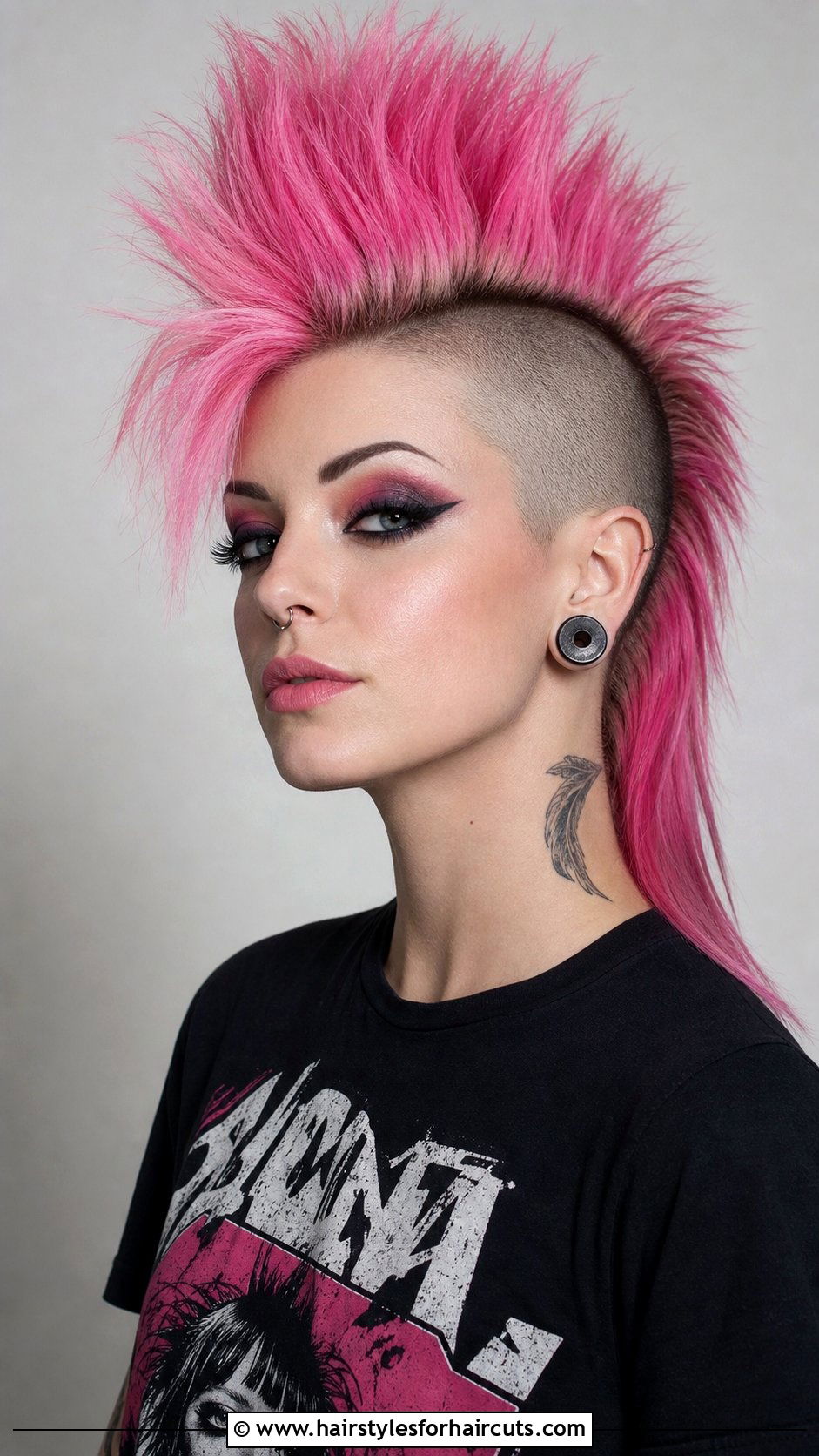 Long Mohawk With Shaved Sides - 25 shaved sides haircuts female long hair - 25 shaved sides haircuts female long hair