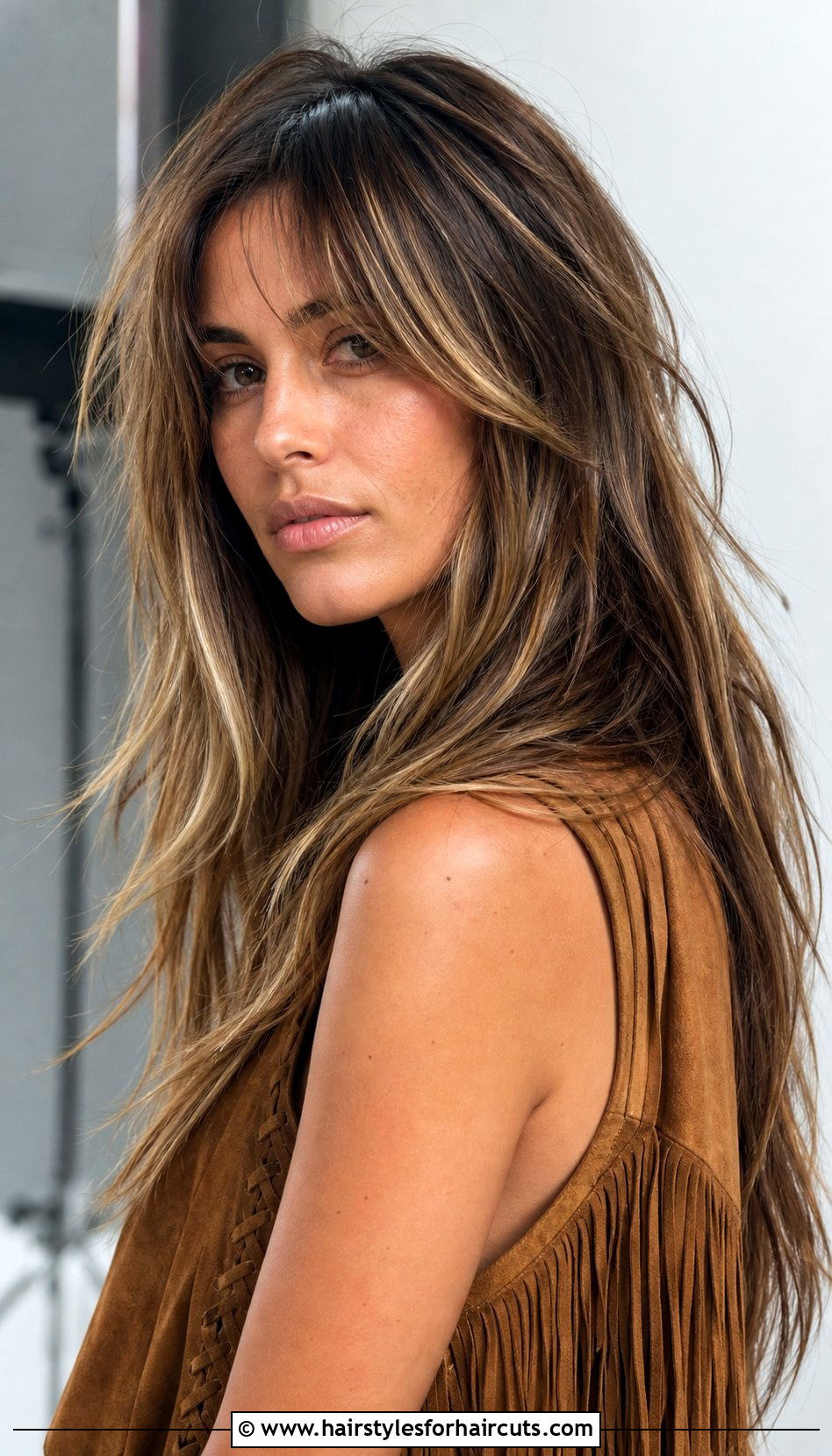 Long Piecey Layers - 25 long fine haircuts - 25 long fine haircuts