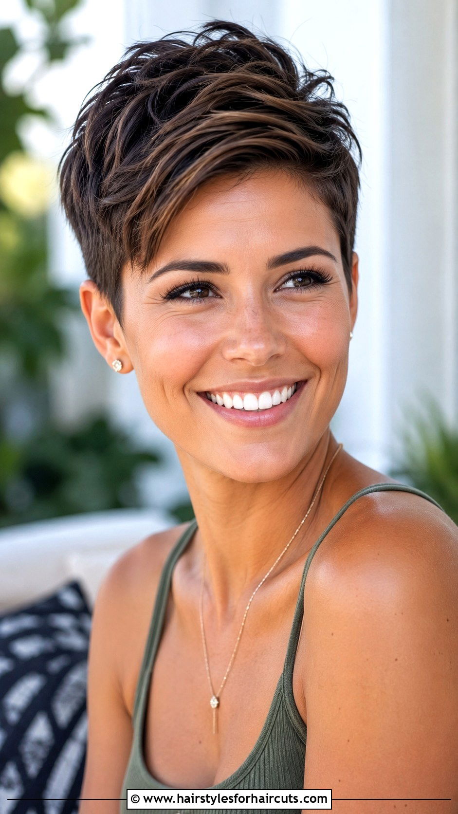 Long Pixie Cut - 25 low maintence hairstyles - 25 low maintence hairstyles