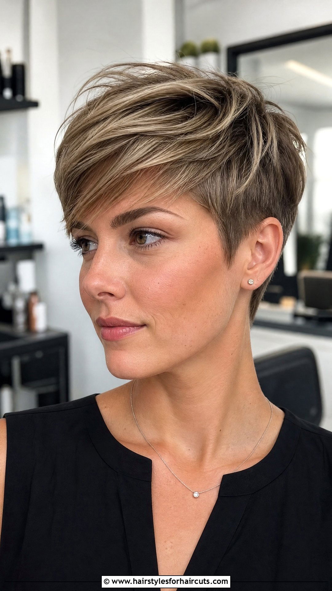 Long Pixie Haircut - 25 haircuts kennewick - 25 haircuts kennewick