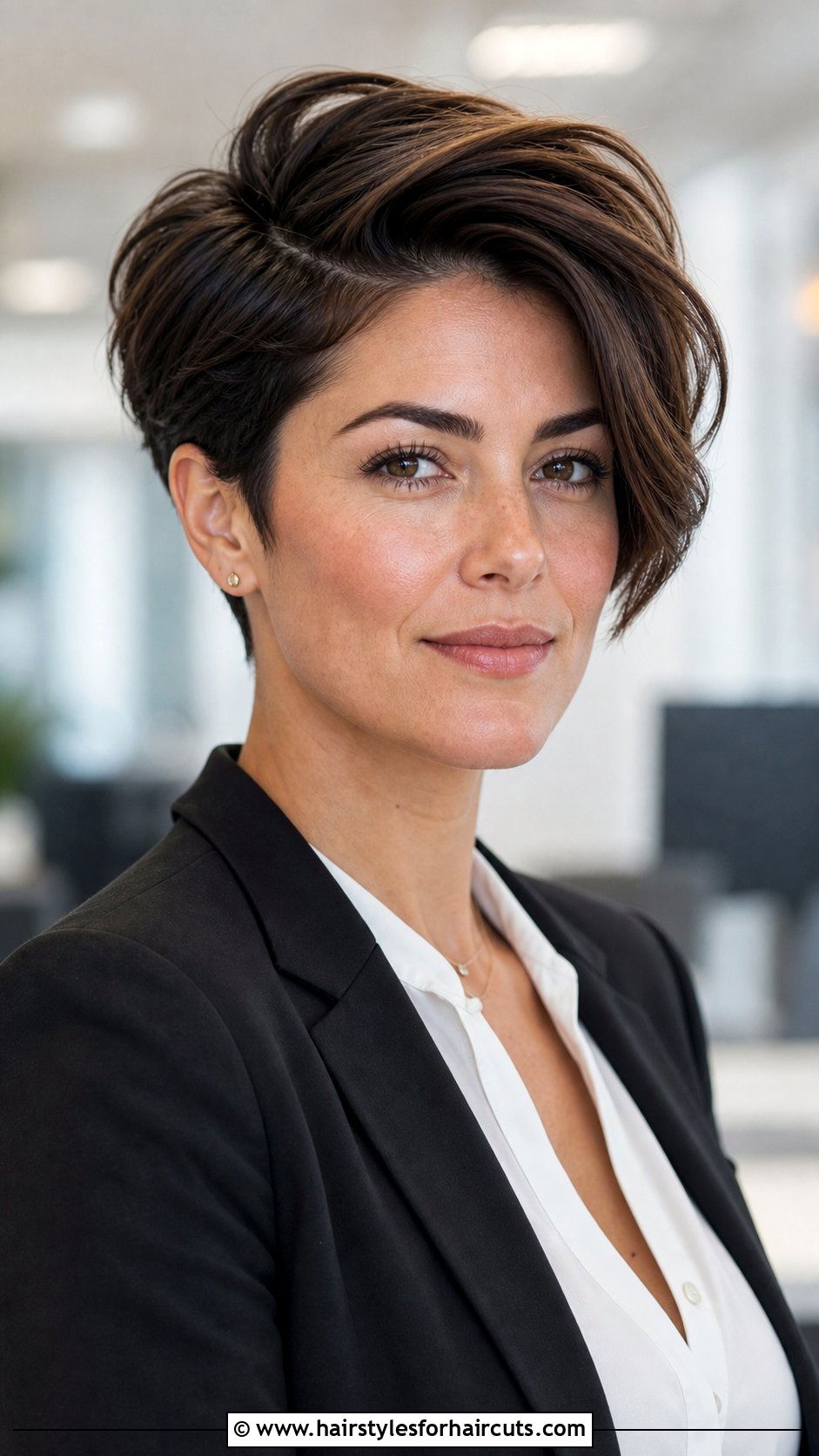 Long Pixie With Side Part - 25 long pixie haircuts - 25 long pixie haircuts