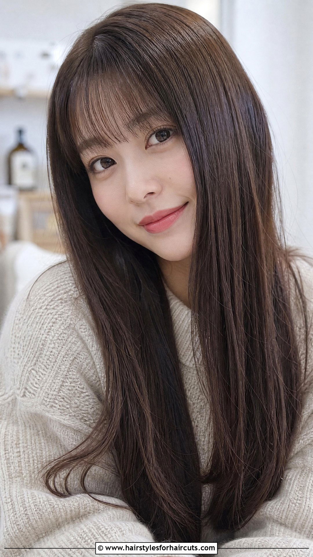 Long Rebonded Hair With Bangs - 25 rebonding hairstyles - 25 rebonding hairstyles