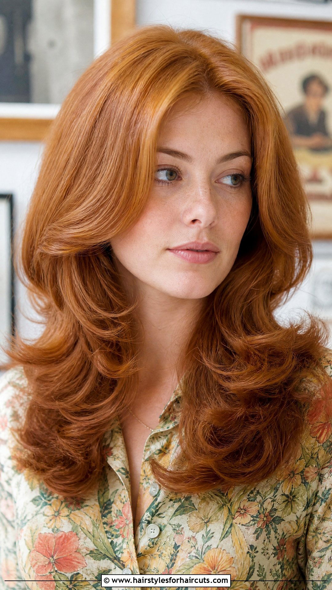 Long Red Feathered Hair - 25 long red hairstyles - 25 long red hairstyles
