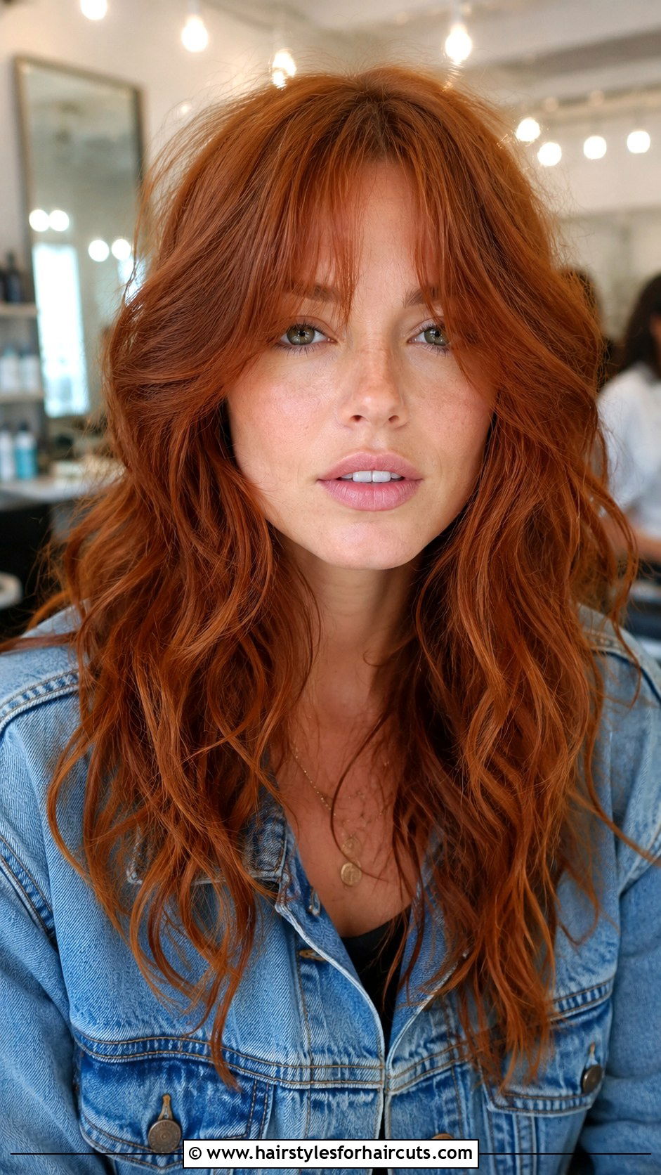 Long Shag Haircut With Curtain Bangs - 25 haircuts for thick hair round face - 25 haircuts for thick hair round face