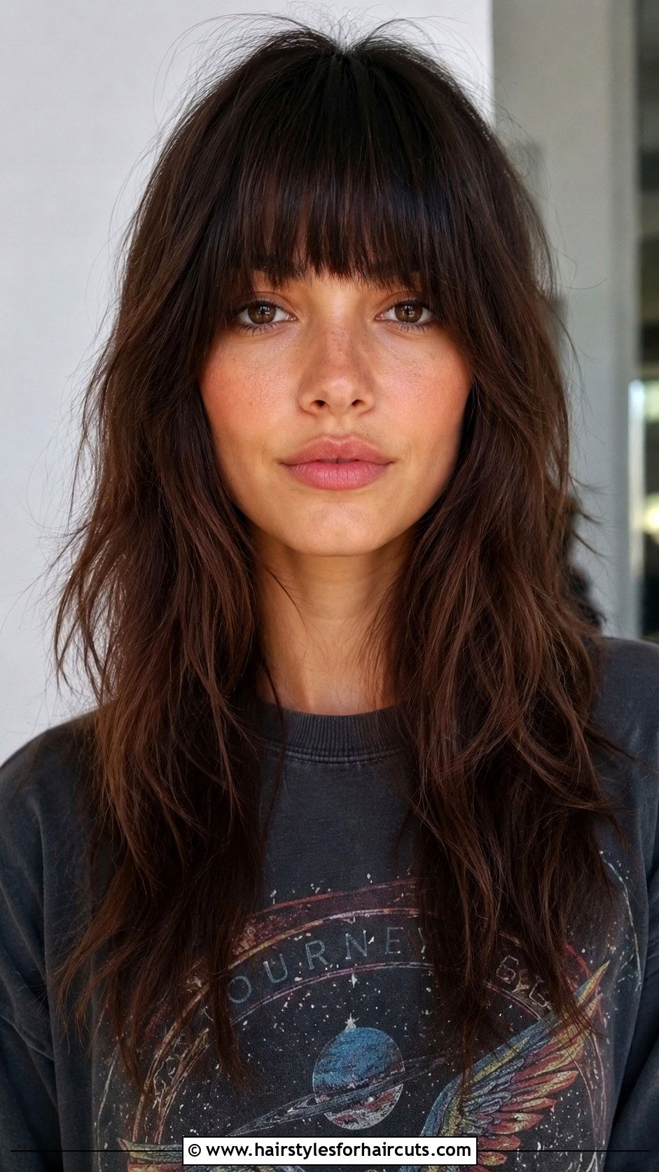 Long Shag With Bangs - 25 long hair shaggy hairstyles - 25 long hair shaggy hairstyles