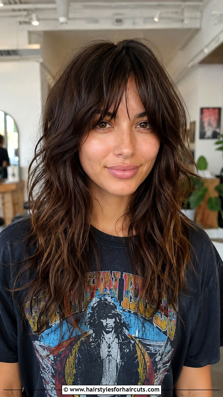 Long Shag With Front Layers - 25 front layered haircuts for long hair - 25 front layered haircuts for long hair