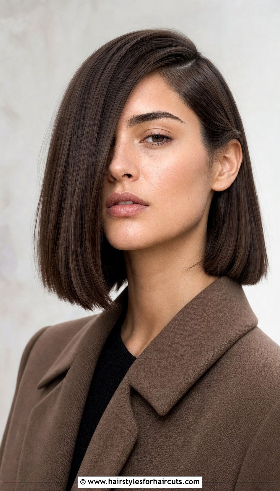 Long Side Part Blunt Cut - 25 long fine haircuts - 25 long fine haircuts