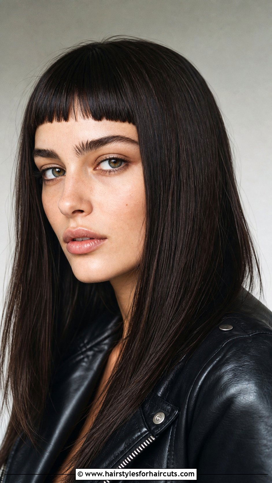 Long Sleek Hair With Micro Bangs - 25 haircuts with bangs for long hair - 25 haircuts with bangs for long hair