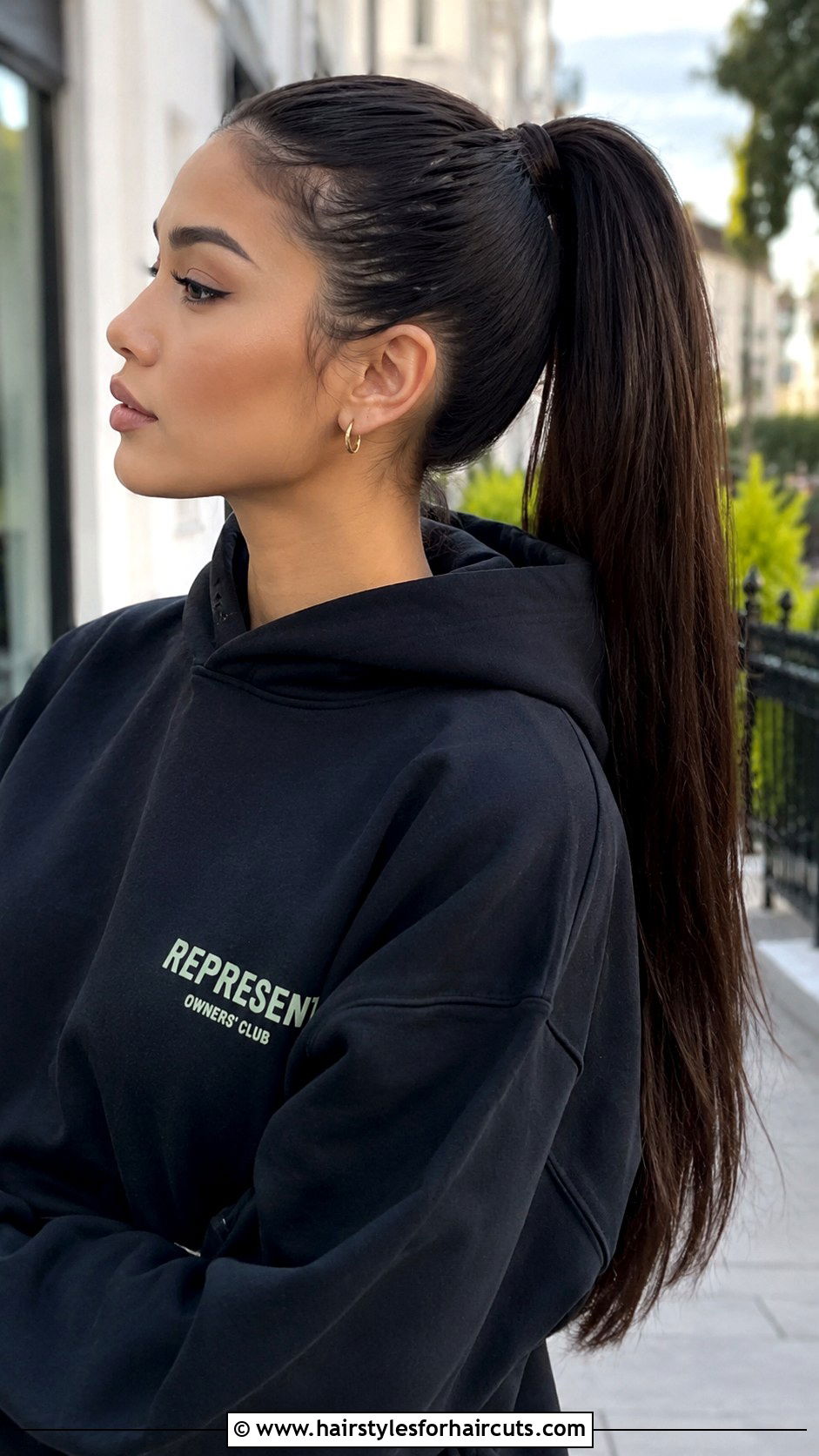 Long Sleek High Ponytail With Clip In Extensions - 25 clip in hairstyles - 25 clip in hairstyles