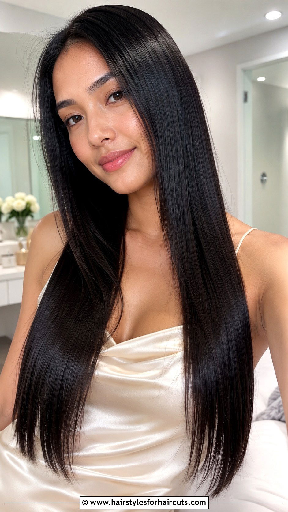 Long Sleek Straight Filipino Hair - 25 filipino hairstyles - 25 filipino hairstyles