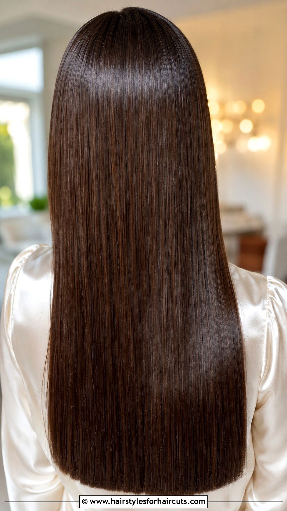 Long Sleek Straight Hair - 25 feminine hairstyles - 25 feminine hairstyles