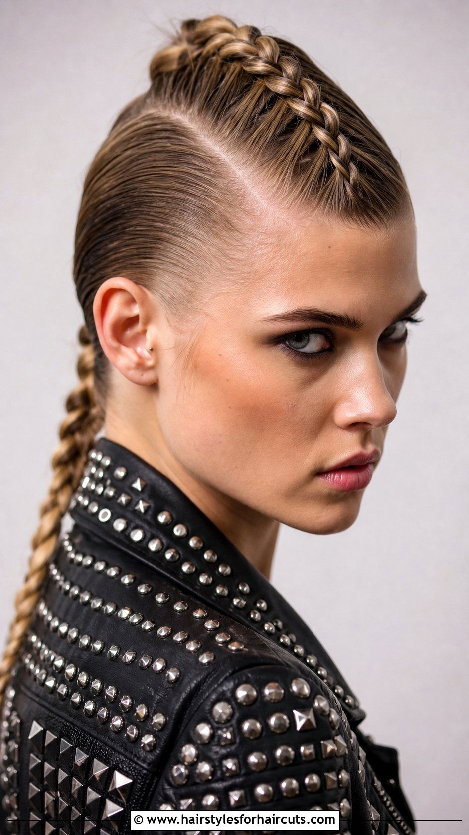 Long Soft Mohawk Braid - 25 genderfluid hairstyles for long hair - 25 genderfluid hairstyles for long hair