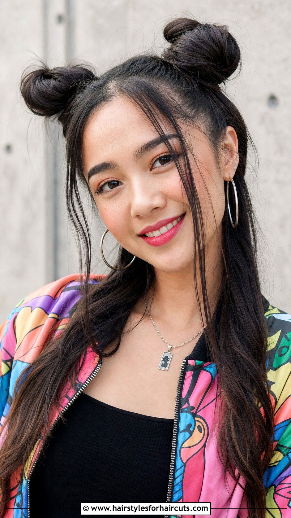 Long Space Buns Style - 25 genderfluid hairstyles for long hair - 25 genderfluid hairstyles for long hair