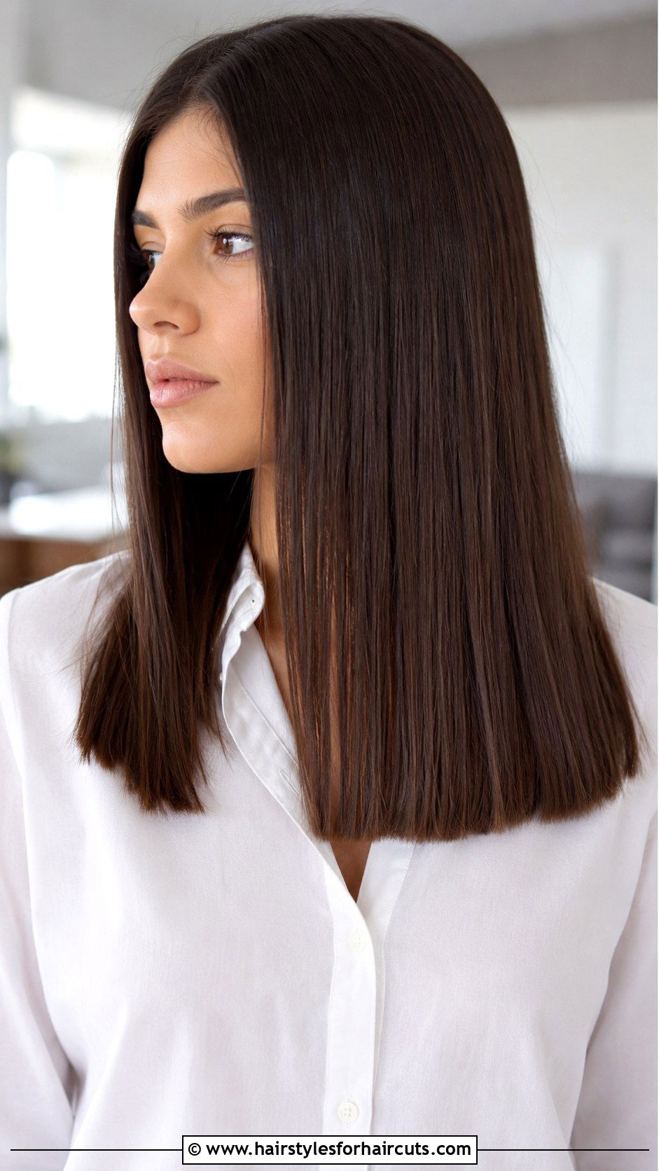 Long Straight Across Cut - 25 haircuts for long hair no layers - 25 haircuts for long hair no layers