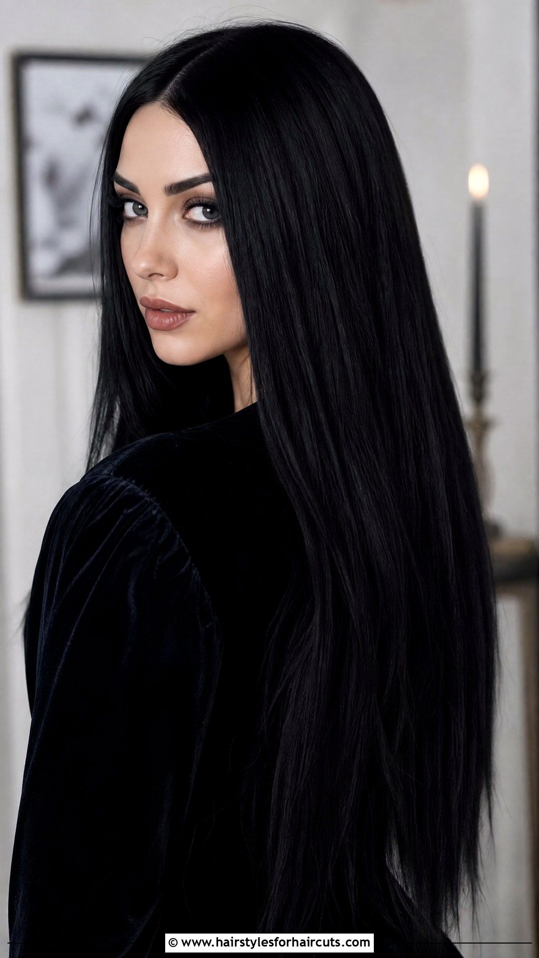 Long Straight Black Witch Hair - 25 witch hairstyles - 25 witch hairstyles