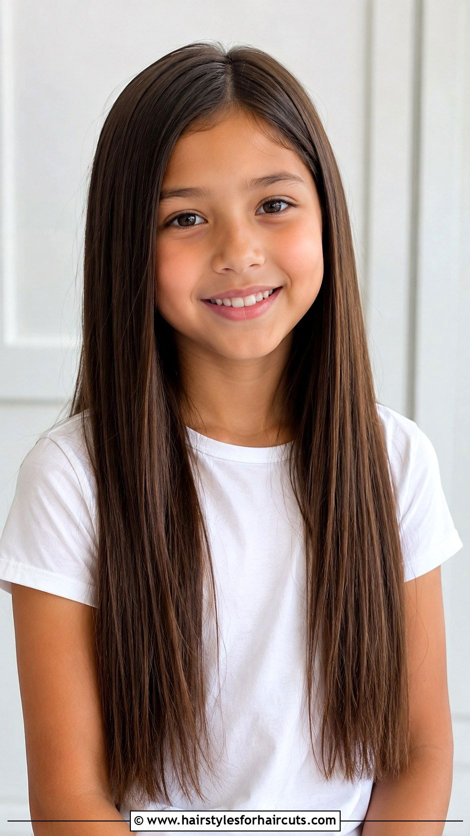 Long Straight Cut - 25 9 year old girl haircuts - 25 9 year old girl haircuts