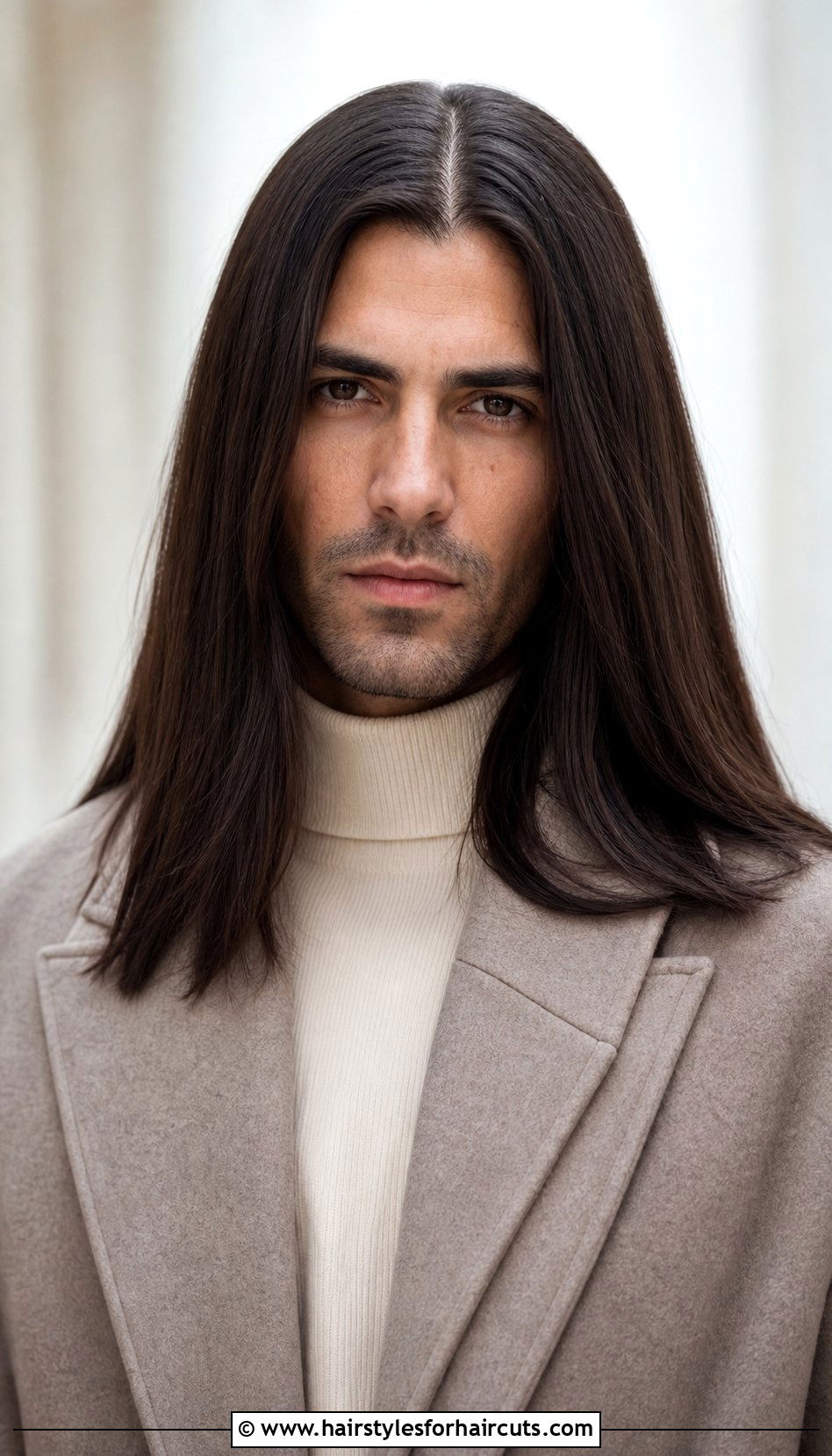 Long Straight Hair Middle Part - 25 long hair stud haircuts - 25 long hair stud haircuts