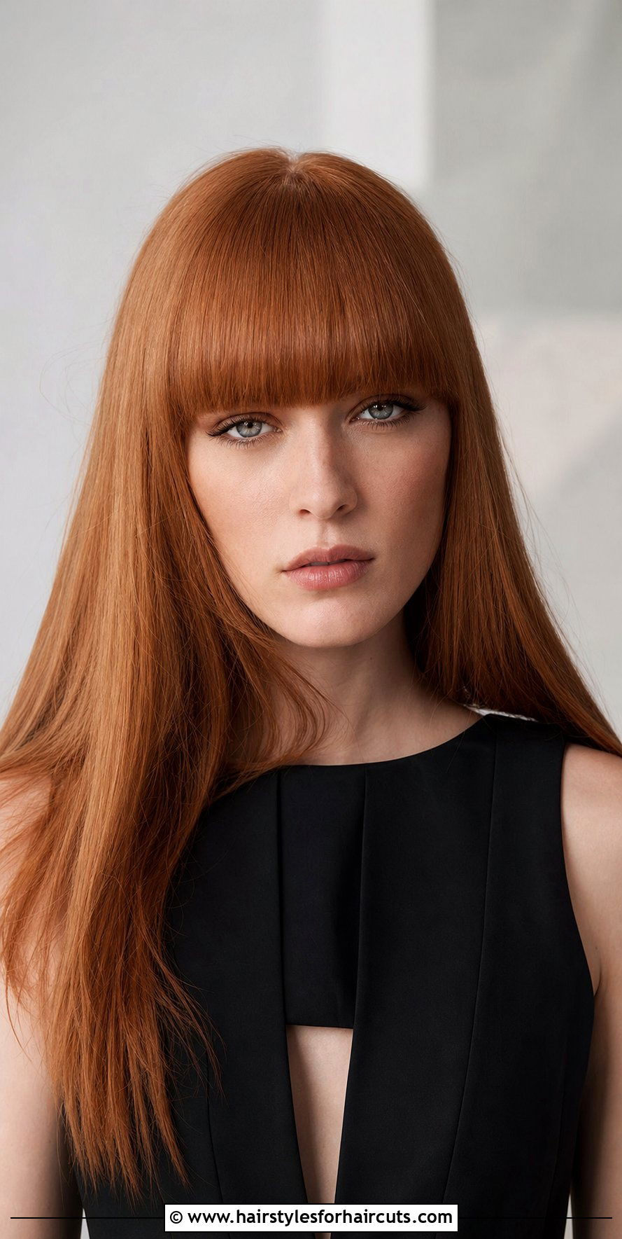 Long Straight Hair With Blunt Bangs - 25 best hairstyles for long straight hair - 25 best hairstyles for long straight hair