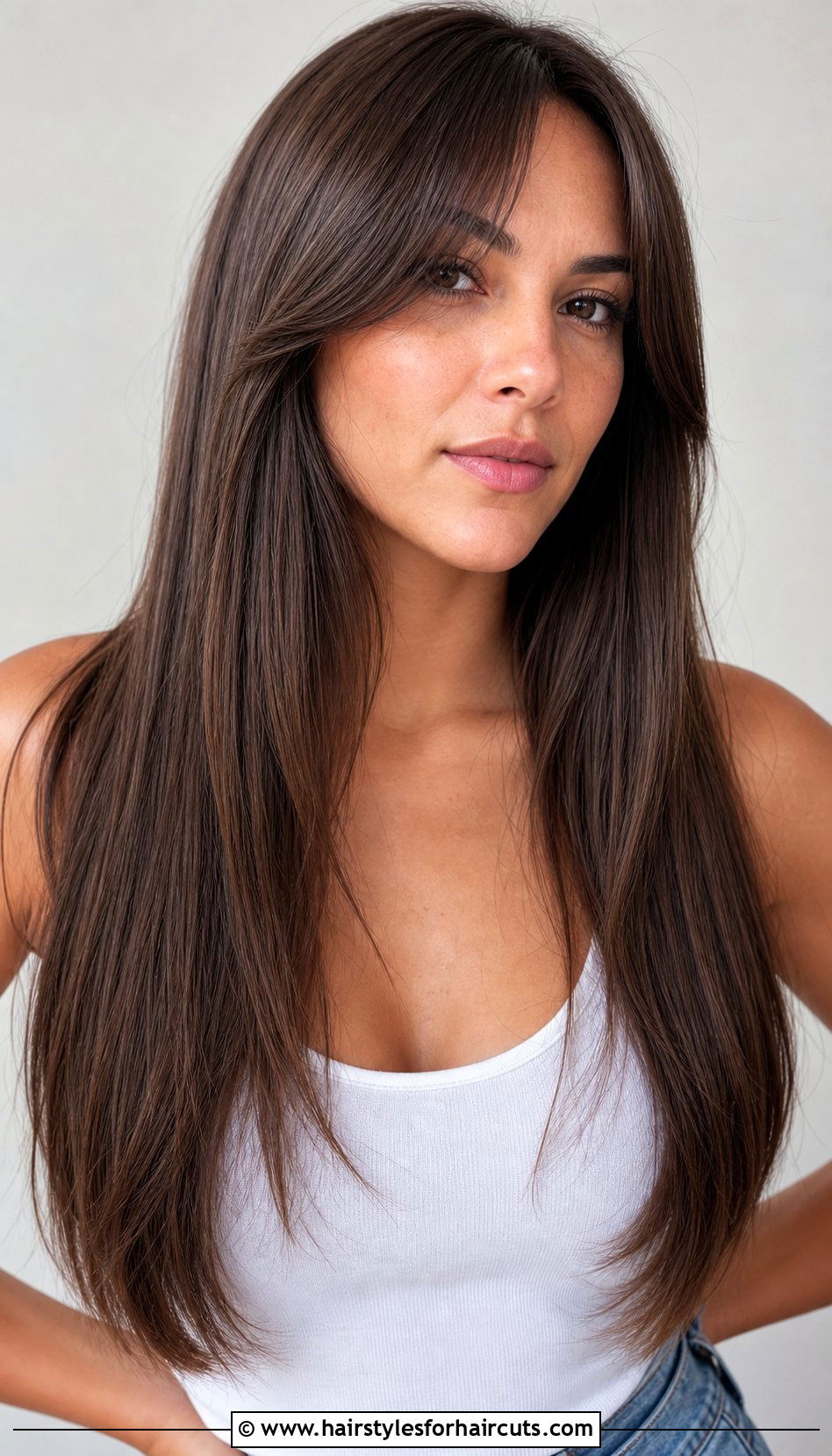 Long Straight Hair With Curtain Bangs - 25 hairstyles for hair with bangs - 25 hairstyles for hair with bangs