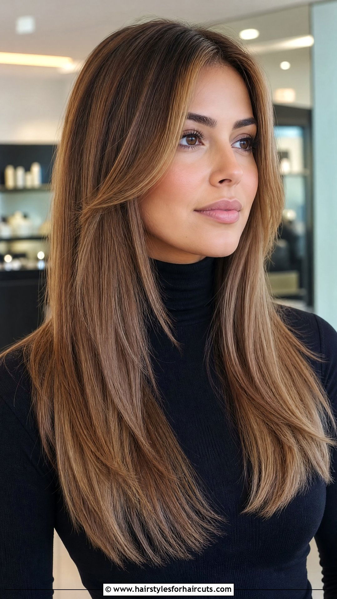 Long Straight Hair With Face Framing Pieces - 25 long hairstyles for women over 60 - 25 long hairstyles for women over 60