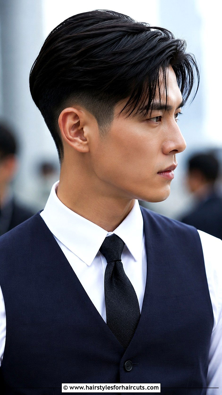 Long Straight Hair With Taper Fade - 25 fade haircuts long hair - 25 fade haircuts long hair