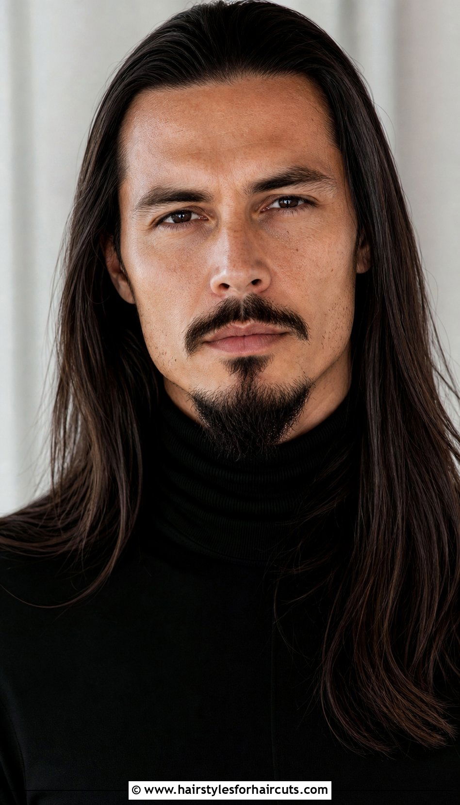 Long Straight Hair With Van Dyke Beard - 25 long hairstyles with beard - 25 long hairstyles with beard