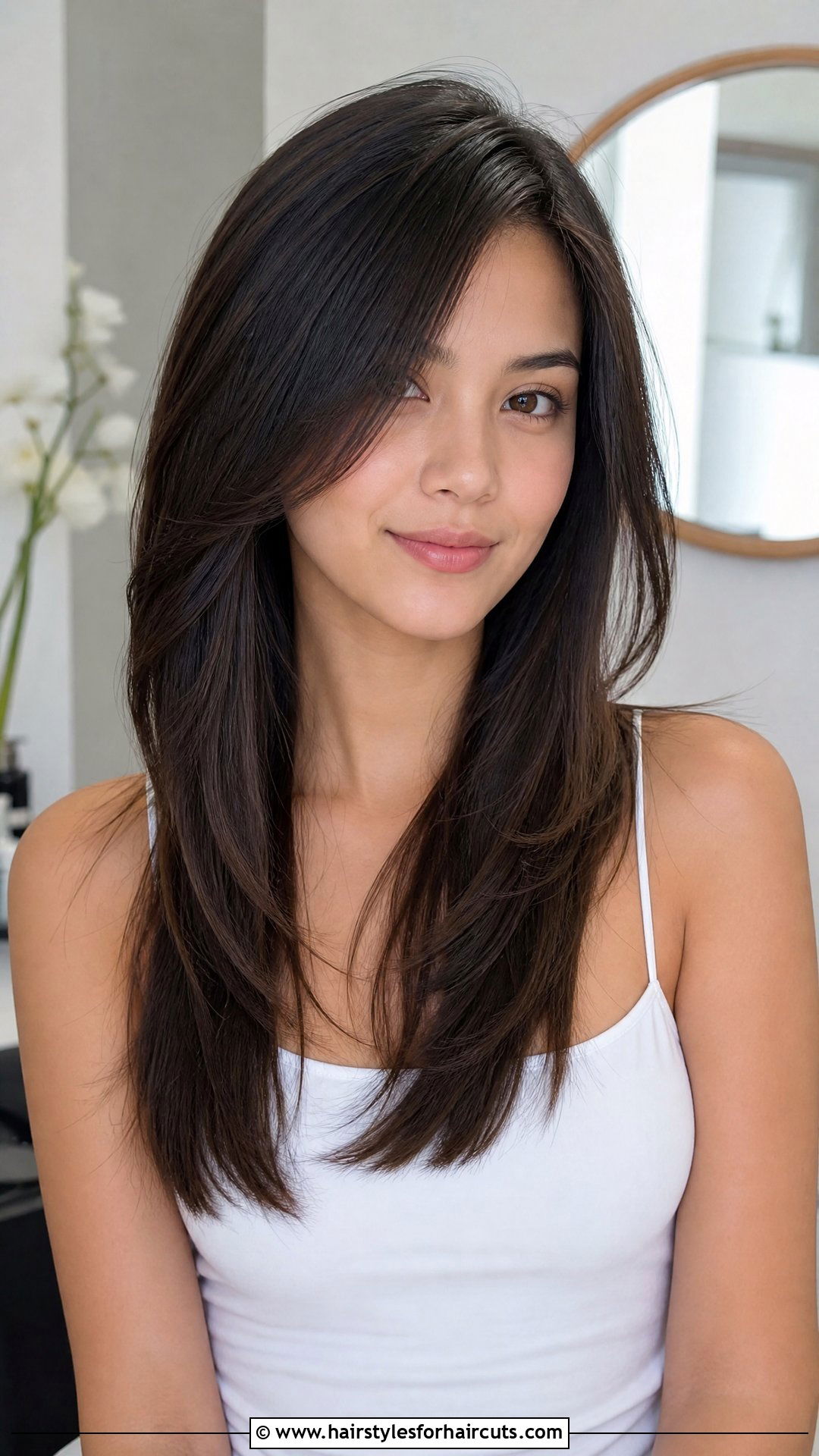 Long Straight Hair with Long Layers - 25 best haircuts for straight hair women - 25 best haircuts for straight hair women