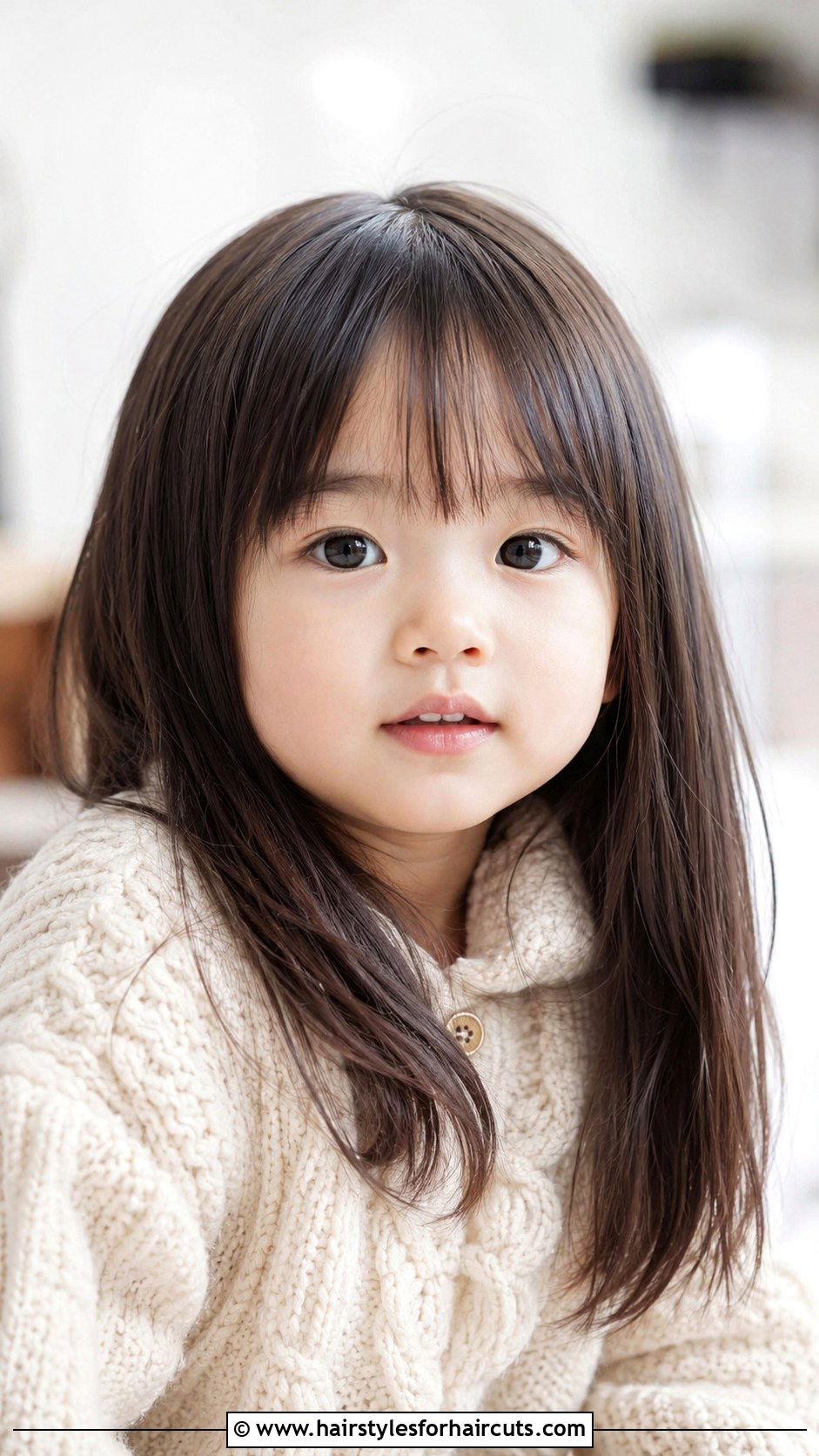 Long Straight Haircut With Bangs - 25 haircuts for toddlers with straight hair - 25 haircuts for toddlers with straight hair