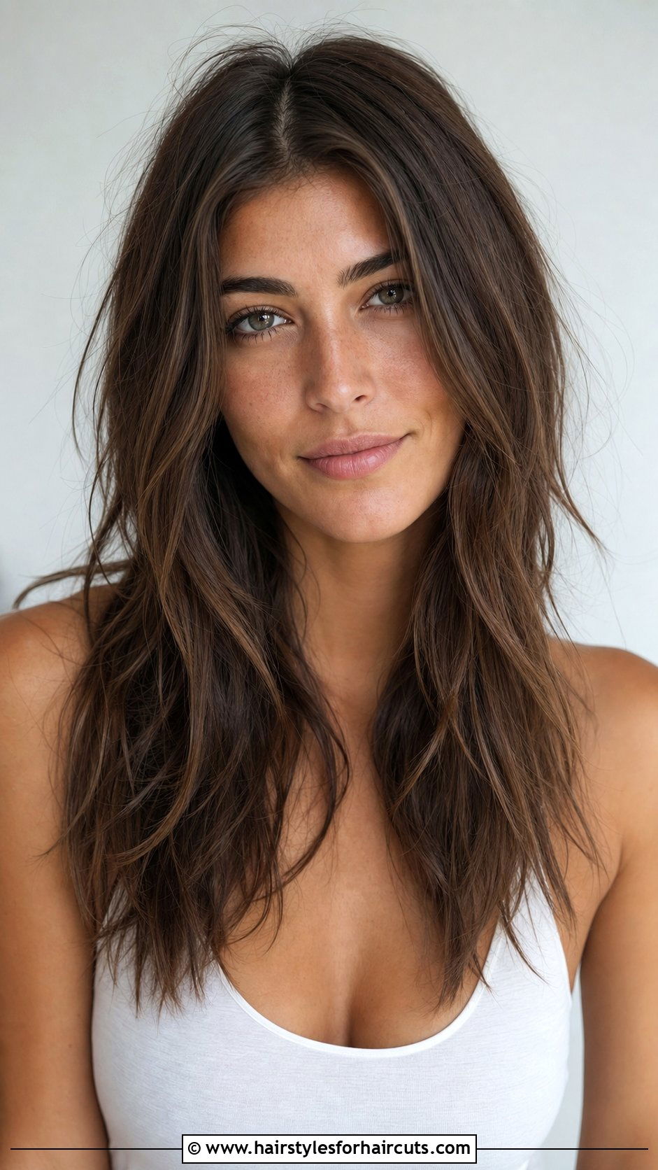 Long Textured Haircut With Center Part - 25 hairstyles for thinning hair in front female - 25 hairstyles for thinning hair in front female