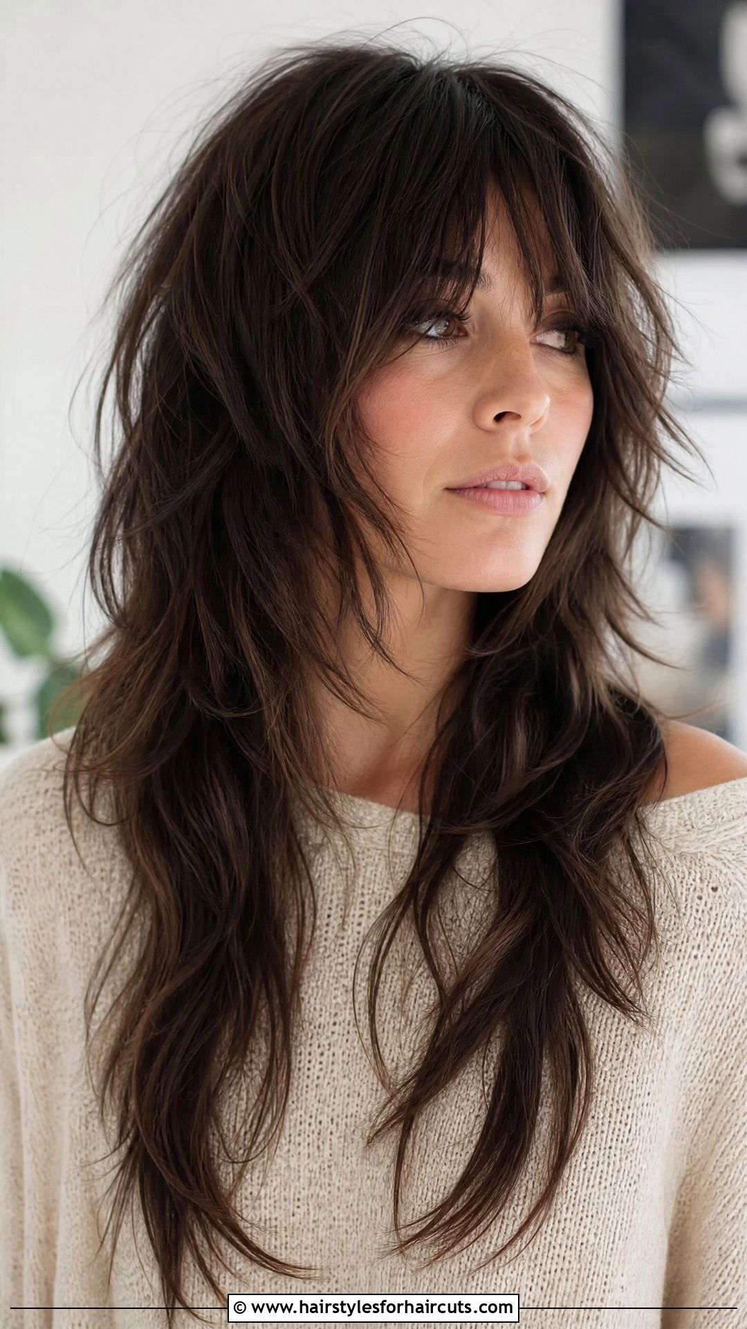 Long Textured Shag Haircut - 25 shaggy haircuts for long hair - 25 shaggy haircuts for long hair