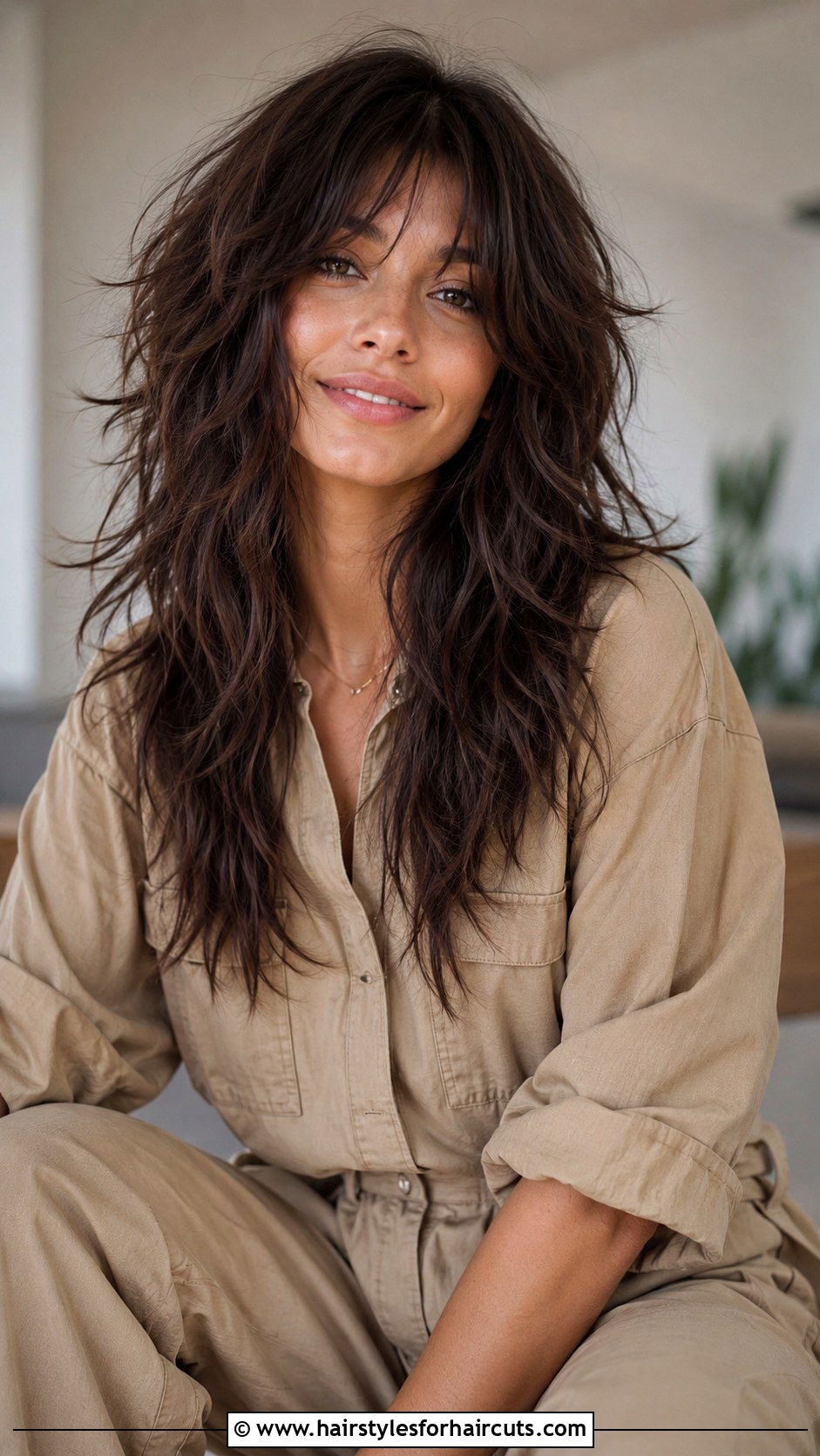 Long Textured Shag Haircut - 25 easy haircuts for long hair - 25 easy haircuts for long hair