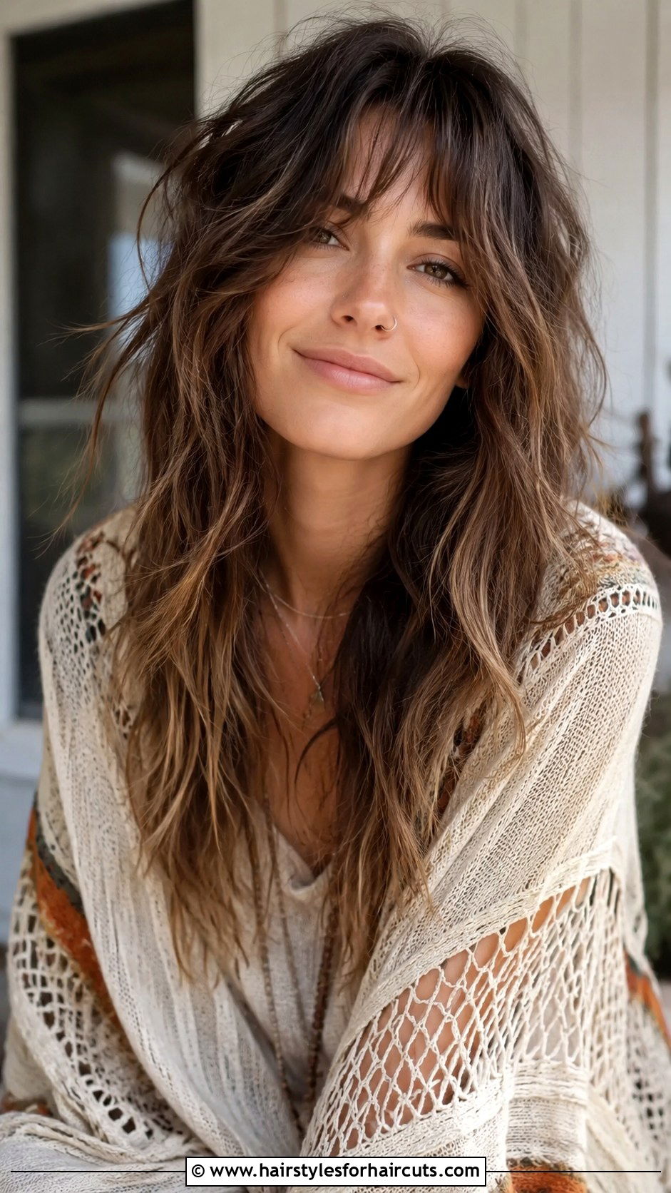 Long Textured Shag - 25 best haircuts for long straight hair - 25 best haircuts for long straight hair