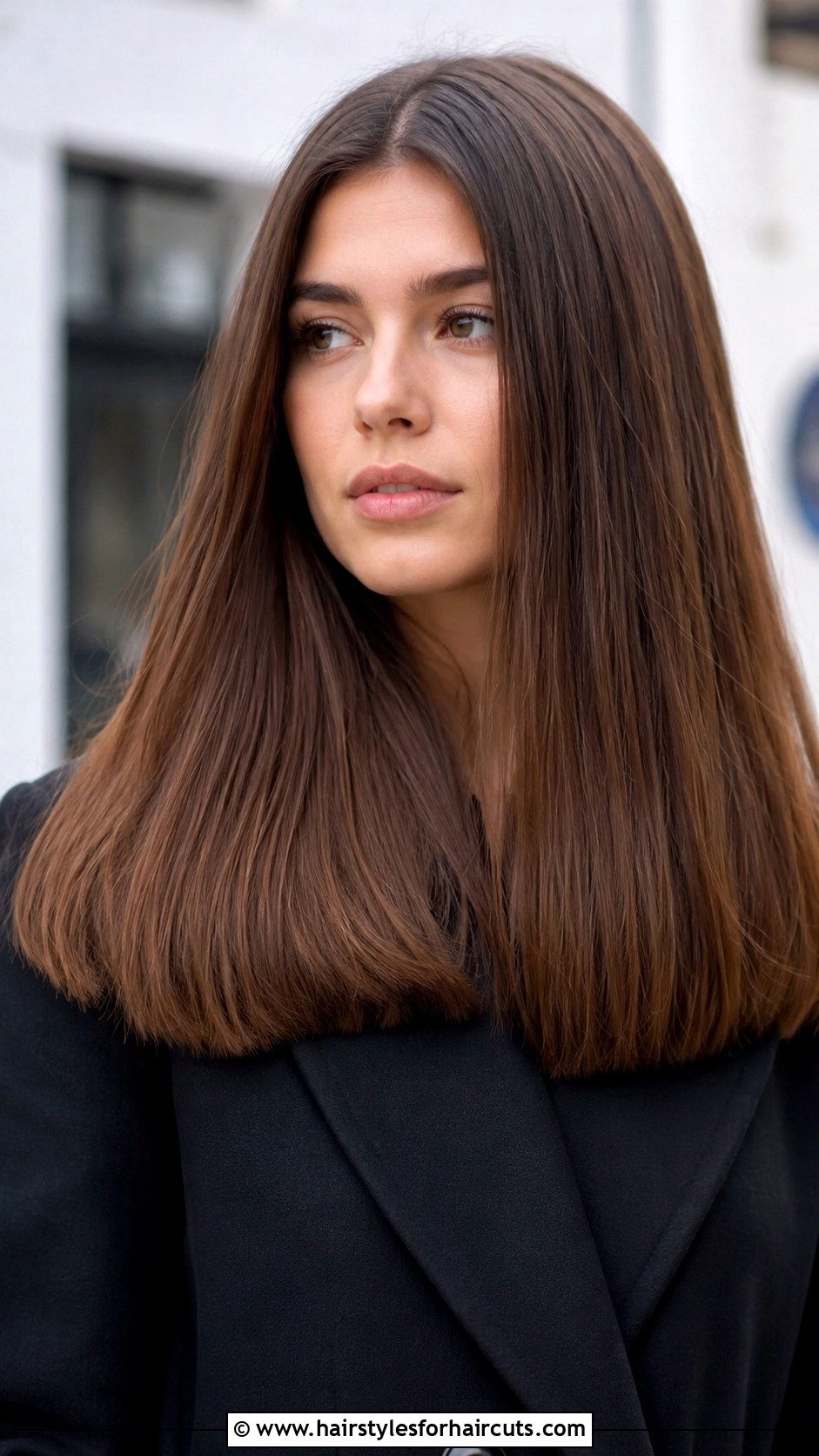 Long Thick Blunt Cut - 25 long hairstyles down - 25 long hairstyles down